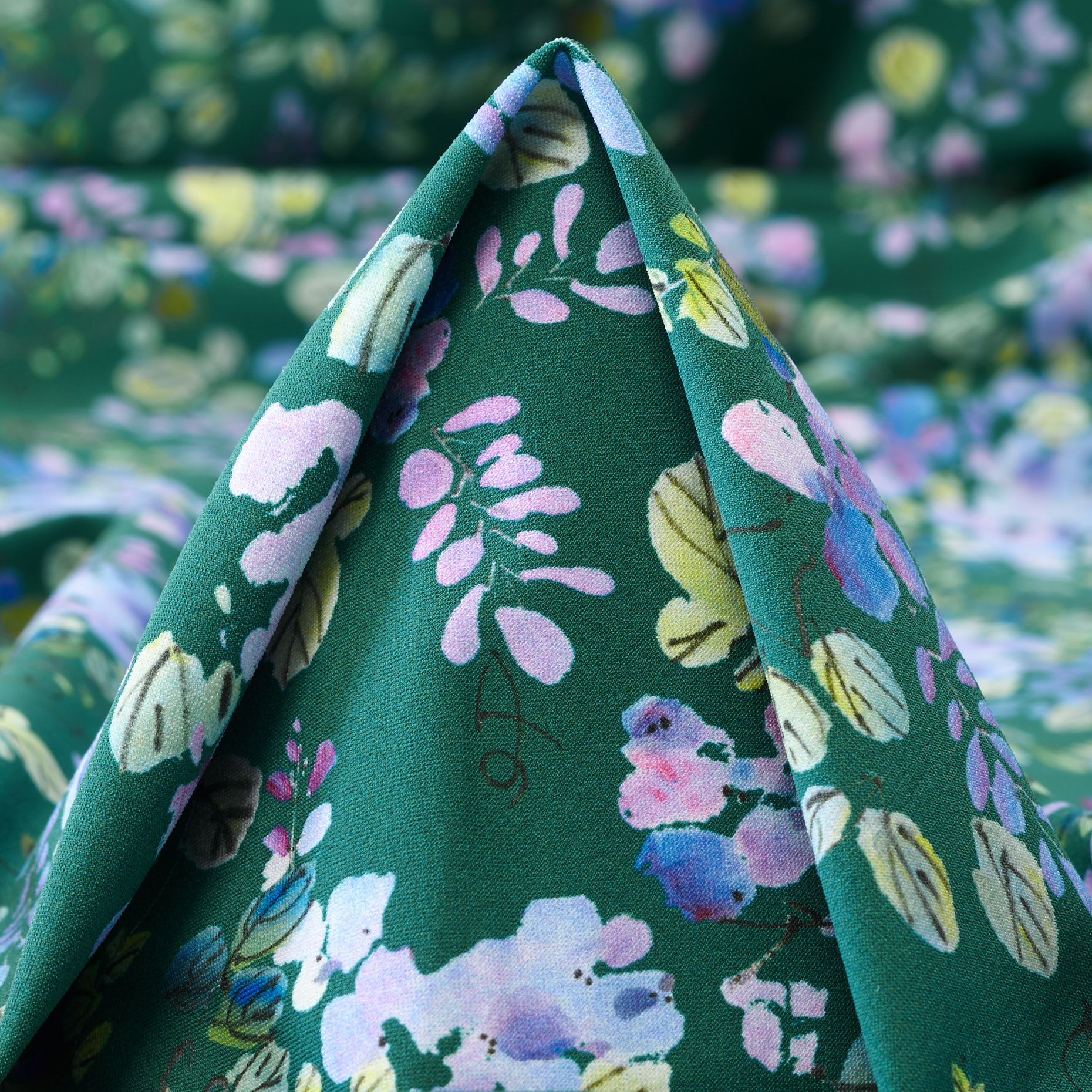 Techno Jersey, Imprimé, Haute Elasticité, Sporting Green (F000041508)