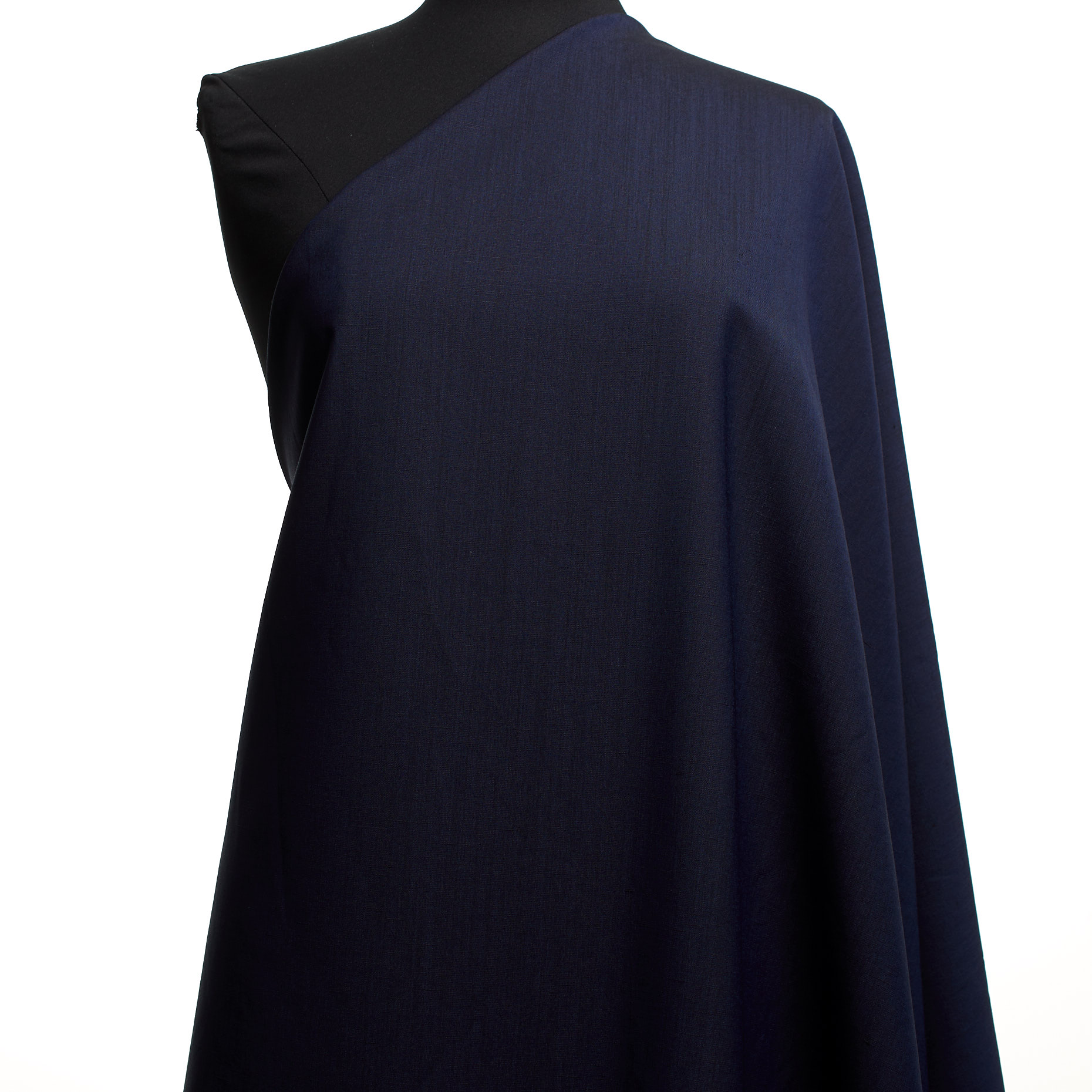FINE WOOL, LINEN, STRIPES, MIDNIGHT BLUE (F000029825) - Mannequin