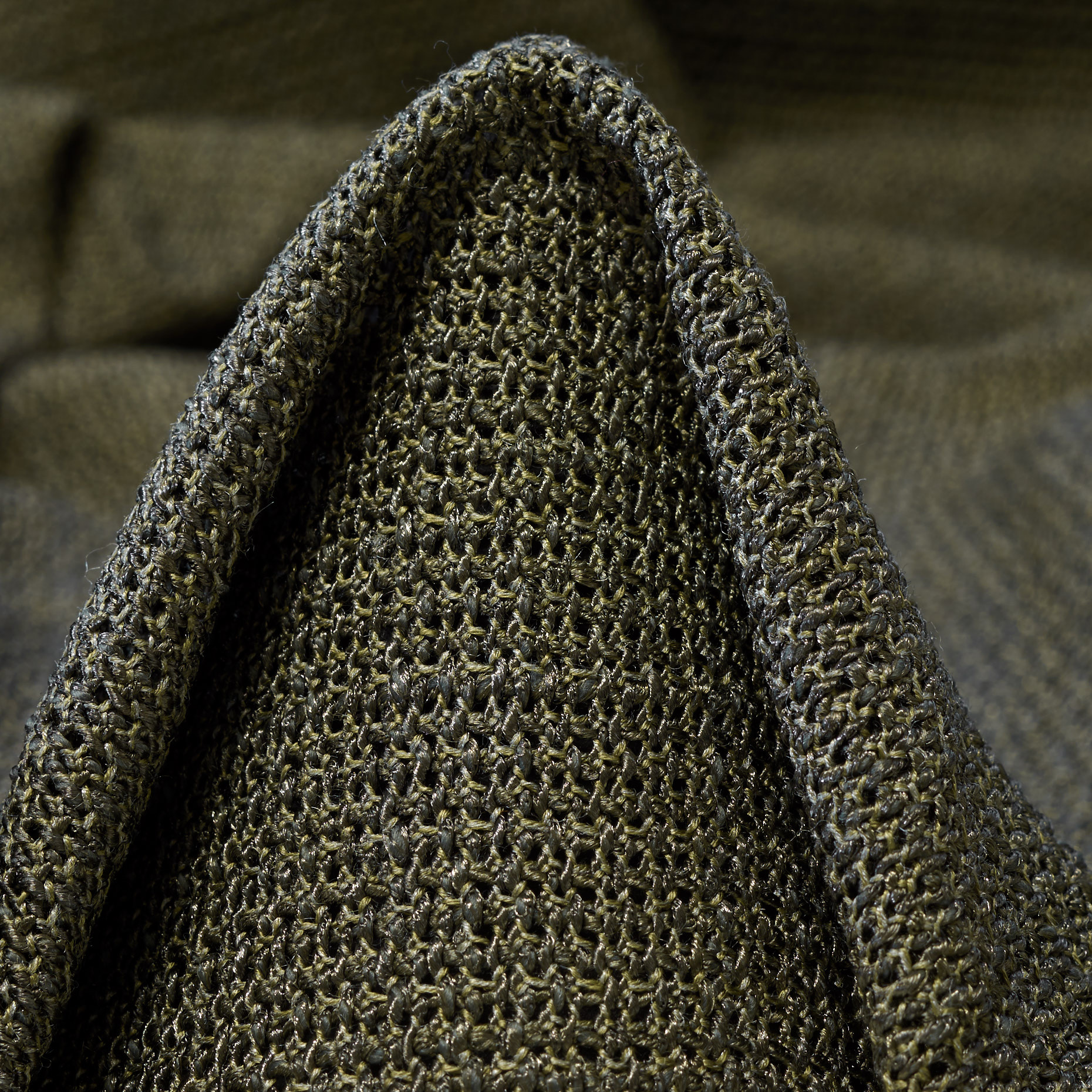 VIRGIN WOOL, TRANSPARENT, BURNT OLIVE (F000018673)