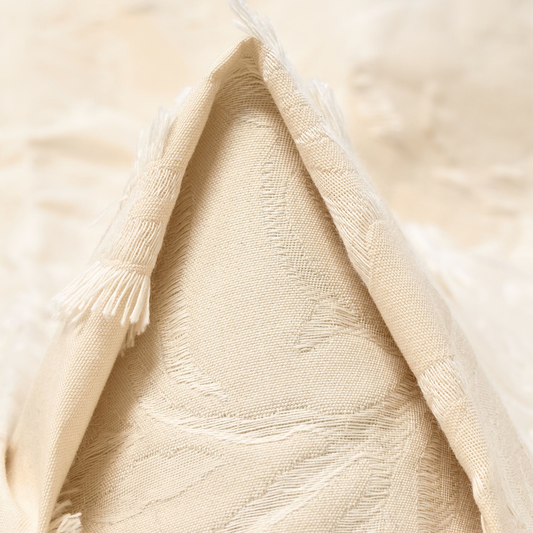 JACQUARD, FIL COUPÉ, COTTON, ANTIQUE WHITE (P000005300)