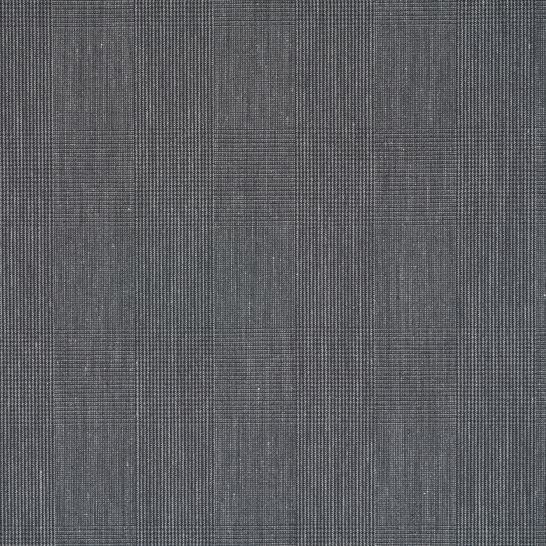 Popeline, Coton, Prince de Galles, Dark Shadow (F000013550) - Tissage