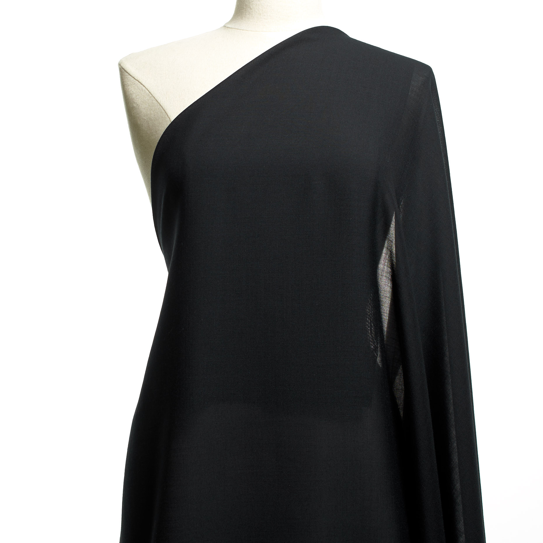 VIRGIN WOOL, TRANSPARENT, RAVEN BLACK (F000041577) - Mannequin