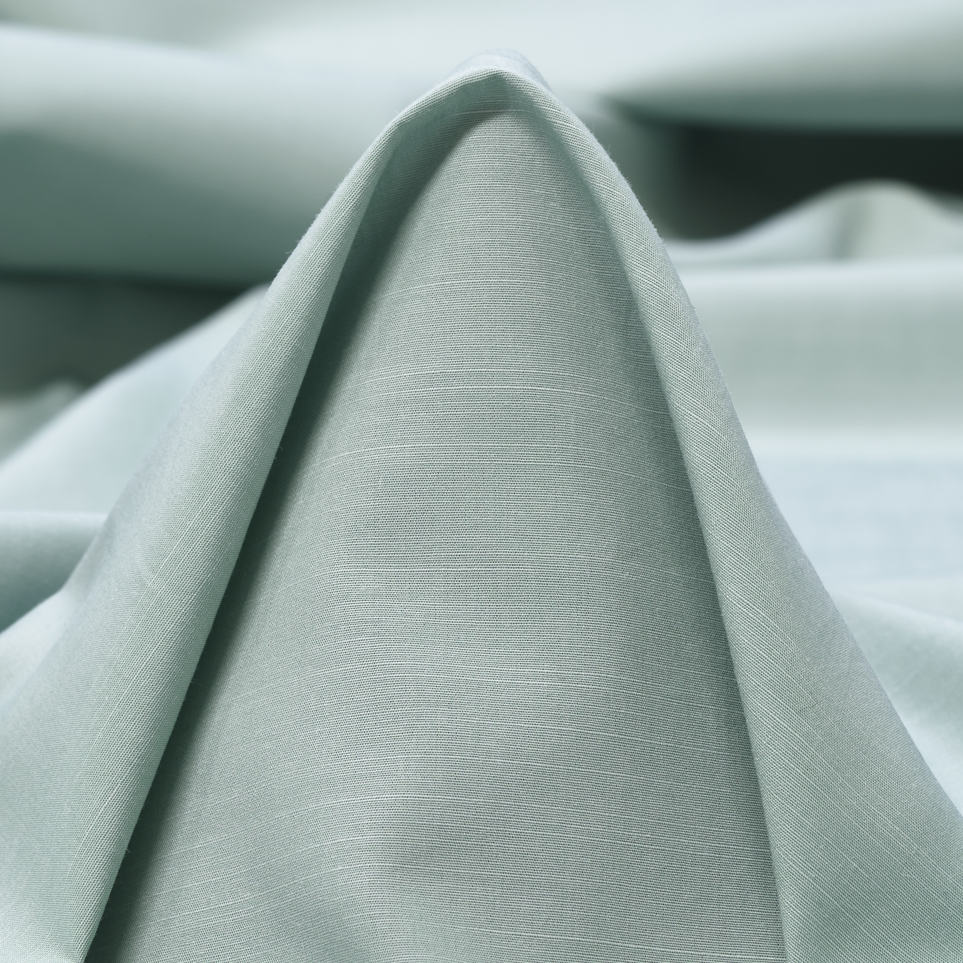 BATISTE, COTTON, AQUA GRAY