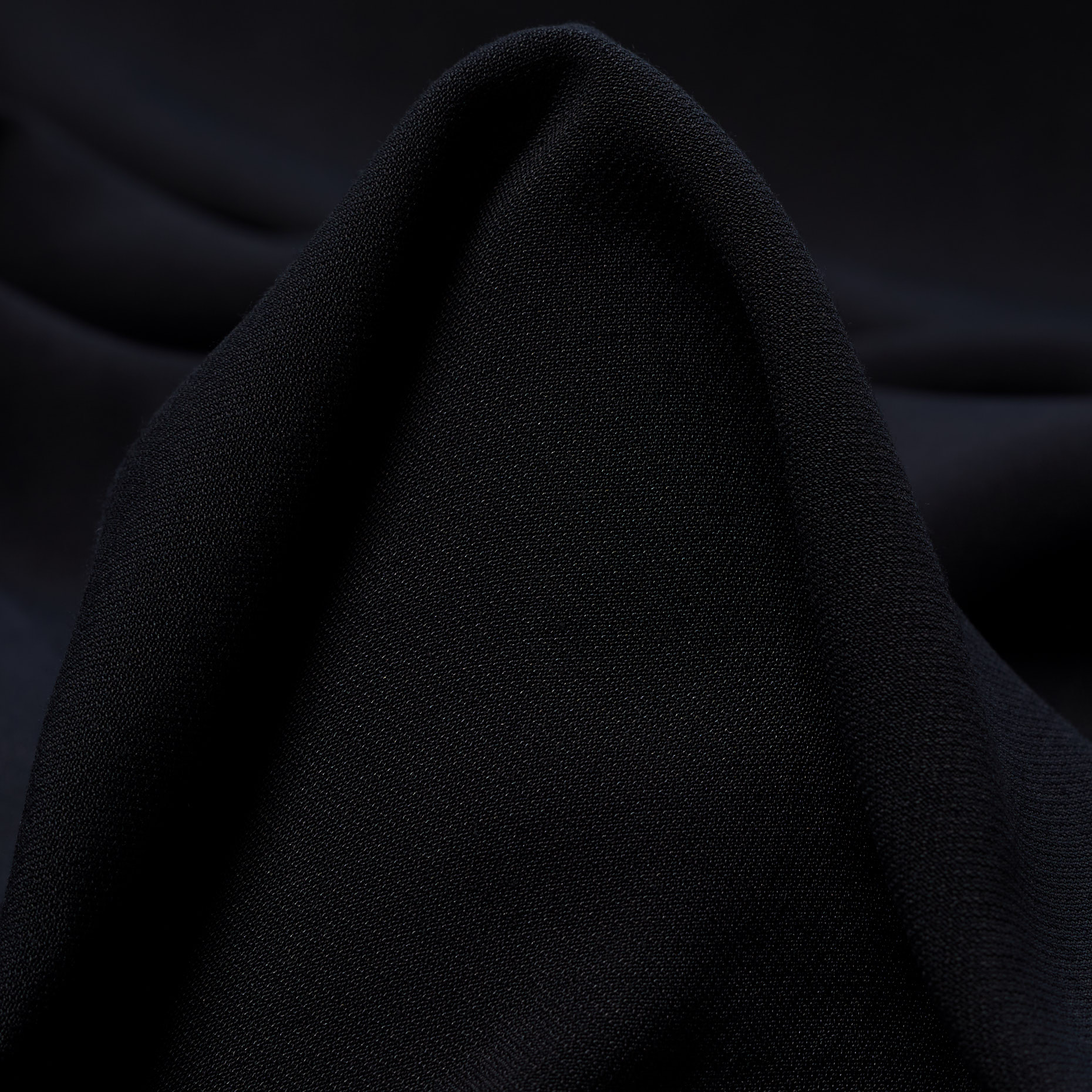 PIQUÉ, VISCOSE, RAVEN BLACK (F000040202)