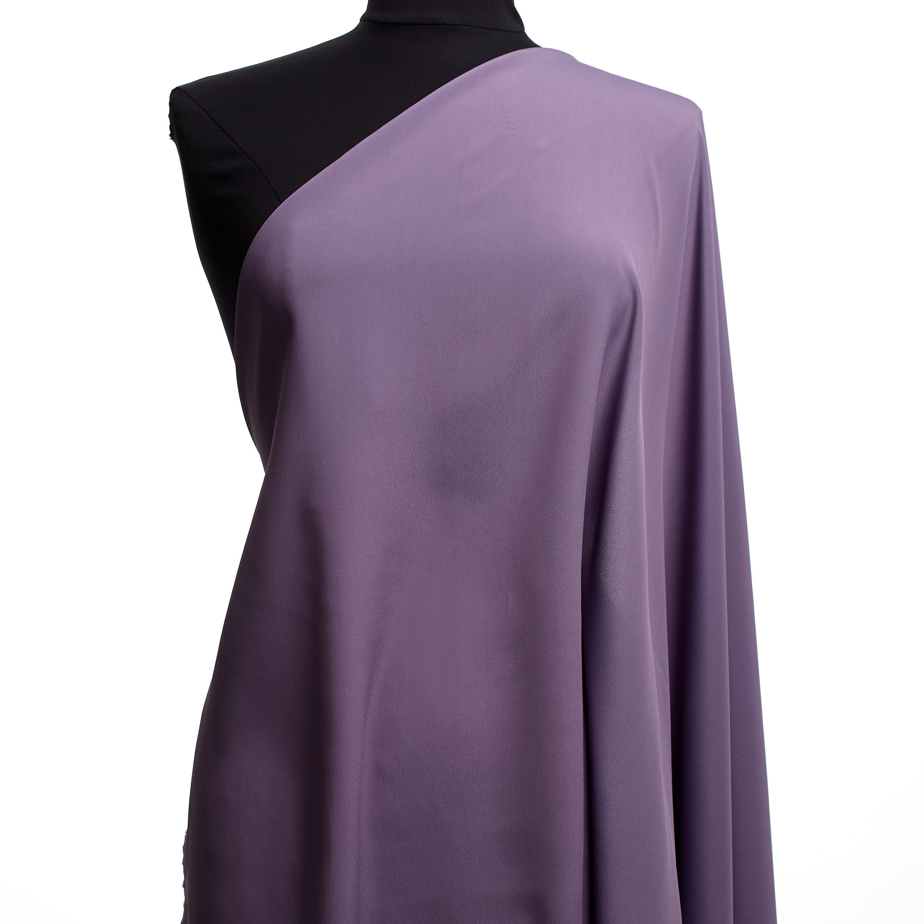 CRÊPE, ACETATE, SILK, CHALK VIOLET (F000043337) - Mannequin