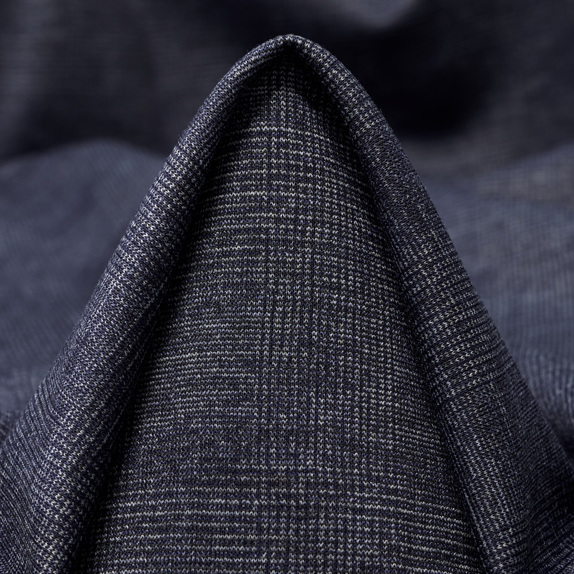 JERSEY, VISCOSE BLEND, CHECK, BLUE INDIGO (F000044470)