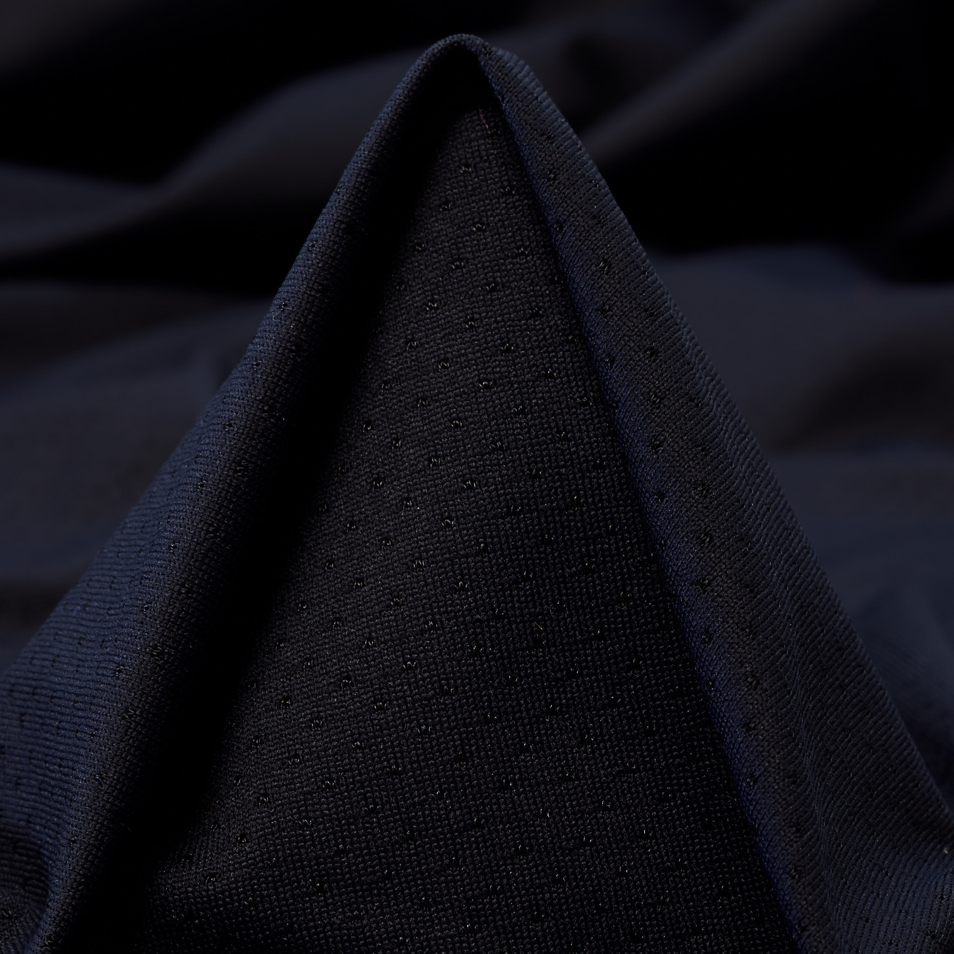 TECHNO JERSEY, PERFORATED, MIDNIGHT BLUE