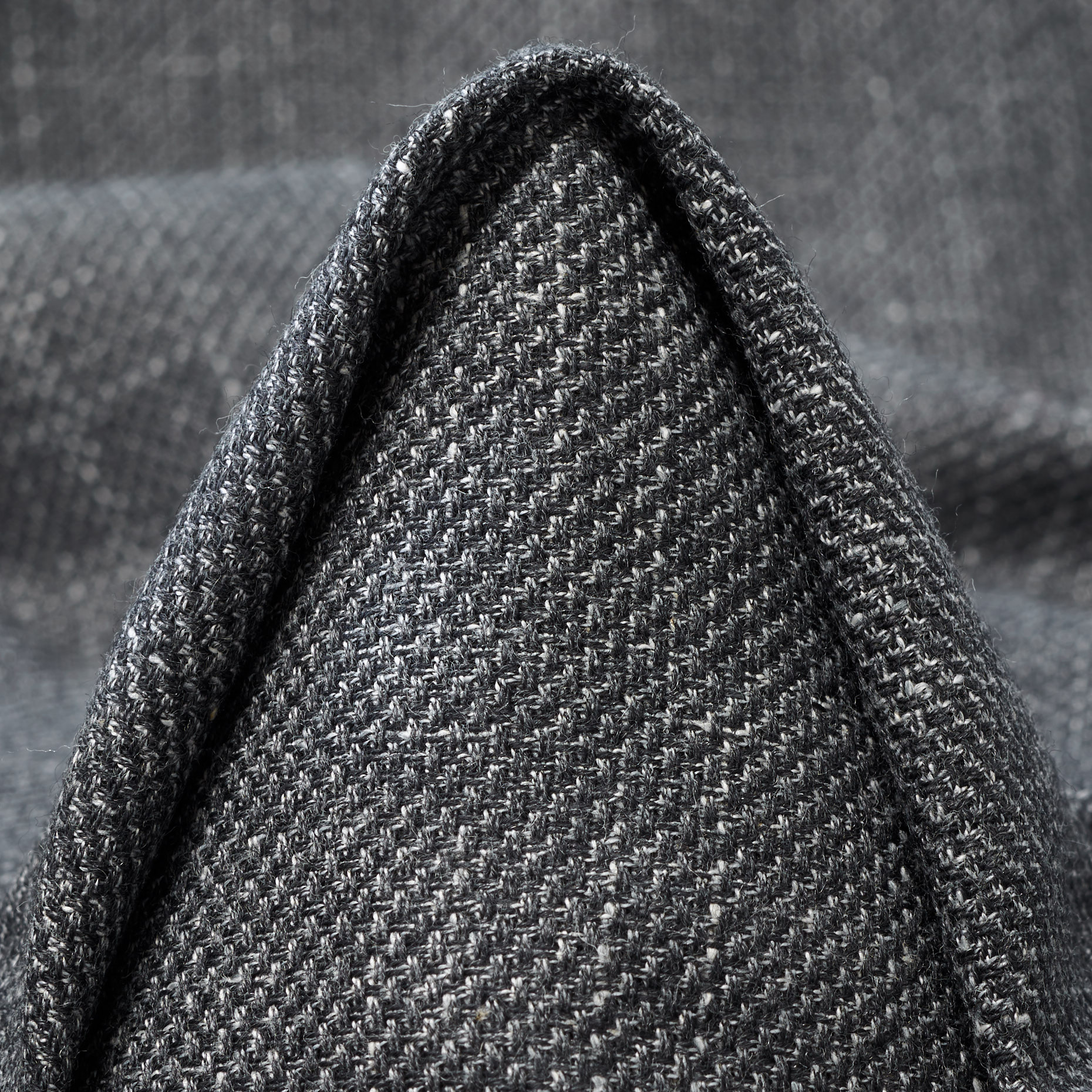 TWILL, WOOL, MELANGE, STEEL GRAY (F000045271)