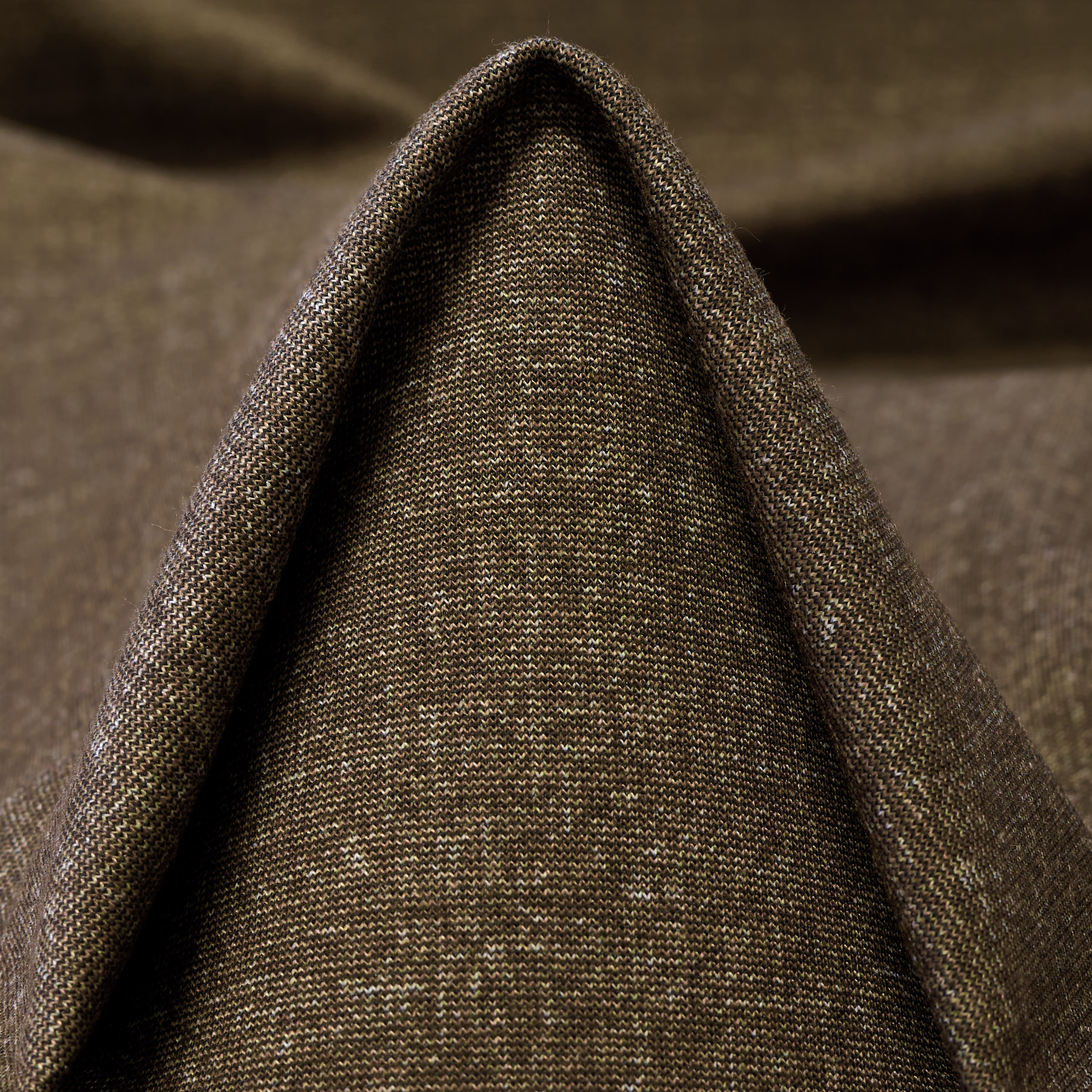 JERSEY, PUNTO MILANO, VISCOSE BLEND, BURNT OLIVE (F000044810)