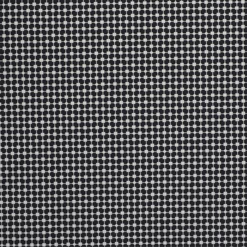 JACQUARD, COTTON, IVORY&RAVEN BLACK (F000029431) - Texture