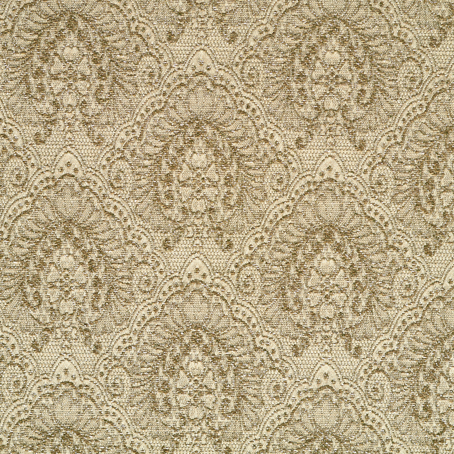 Jacquard, Algodón, Metallic, Gilded Beige (P000003550) - Tejido