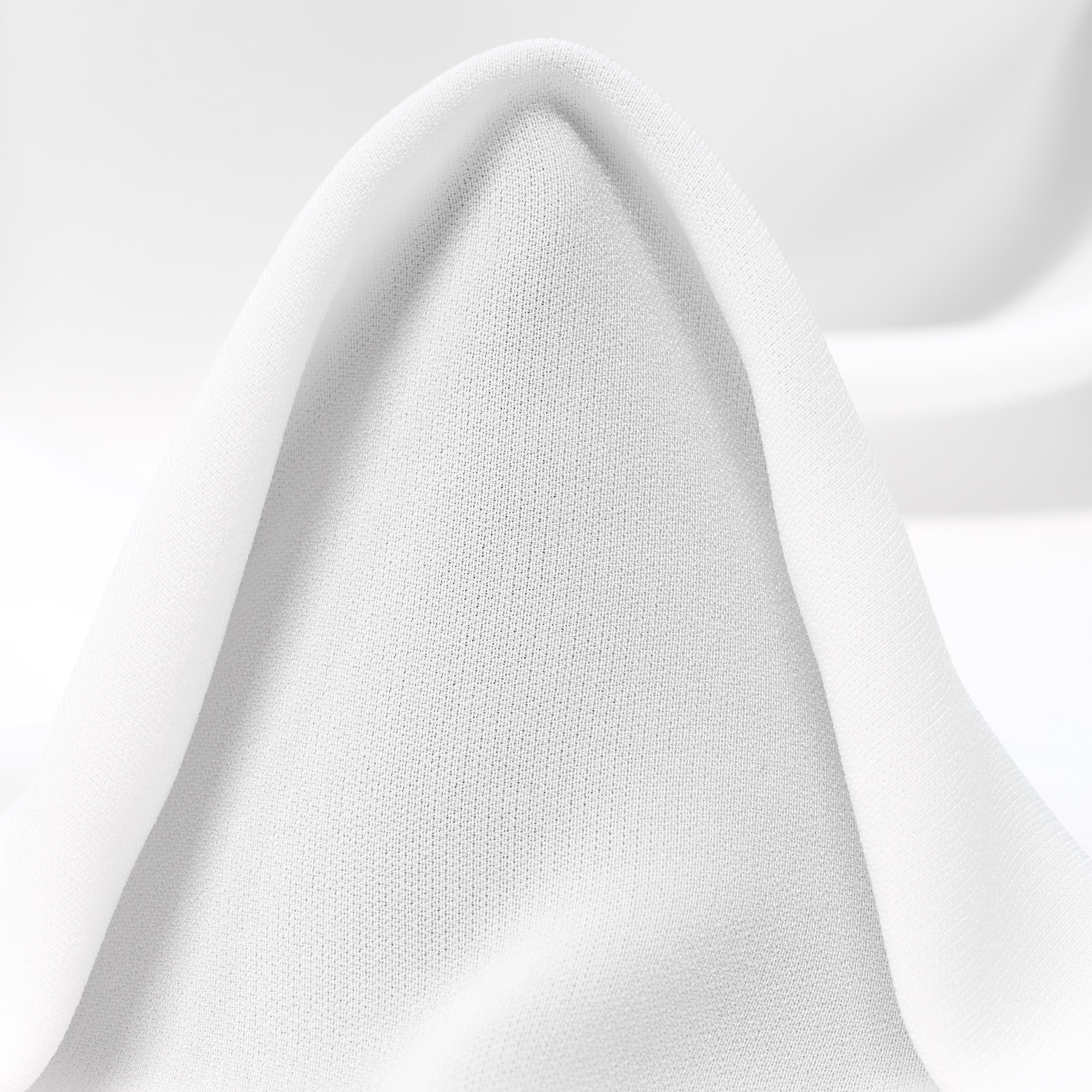 CRÊPE, SATIN, TRIACETATE, BRILLIANT WHITE (F000045346)