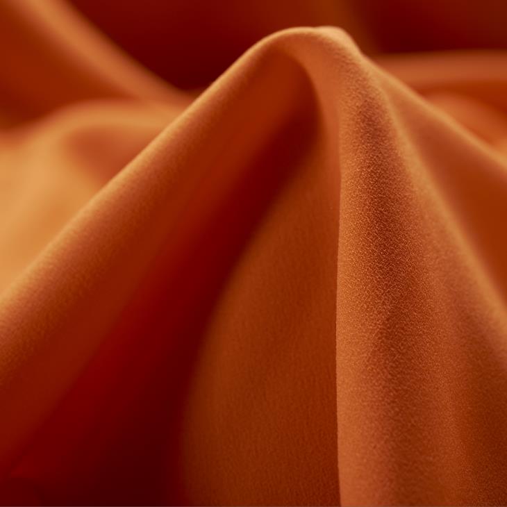 CRÊPE, CHIFFON, VIBRANT ORANGE (F000028398)