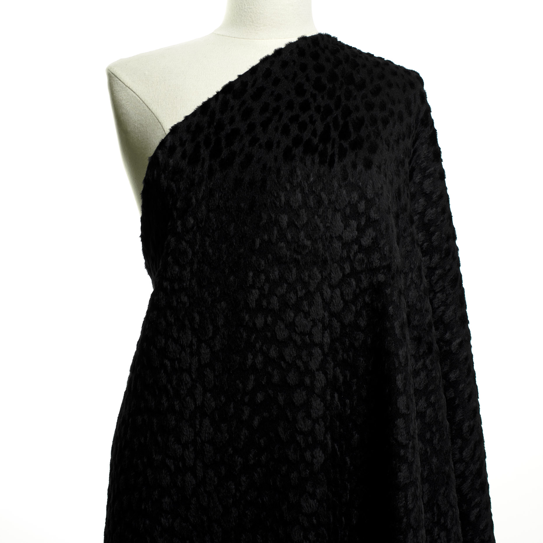 Jacquard, Alpaka Wolle, Animal, Raven Black (F000042611) - Schaufensterpuppe