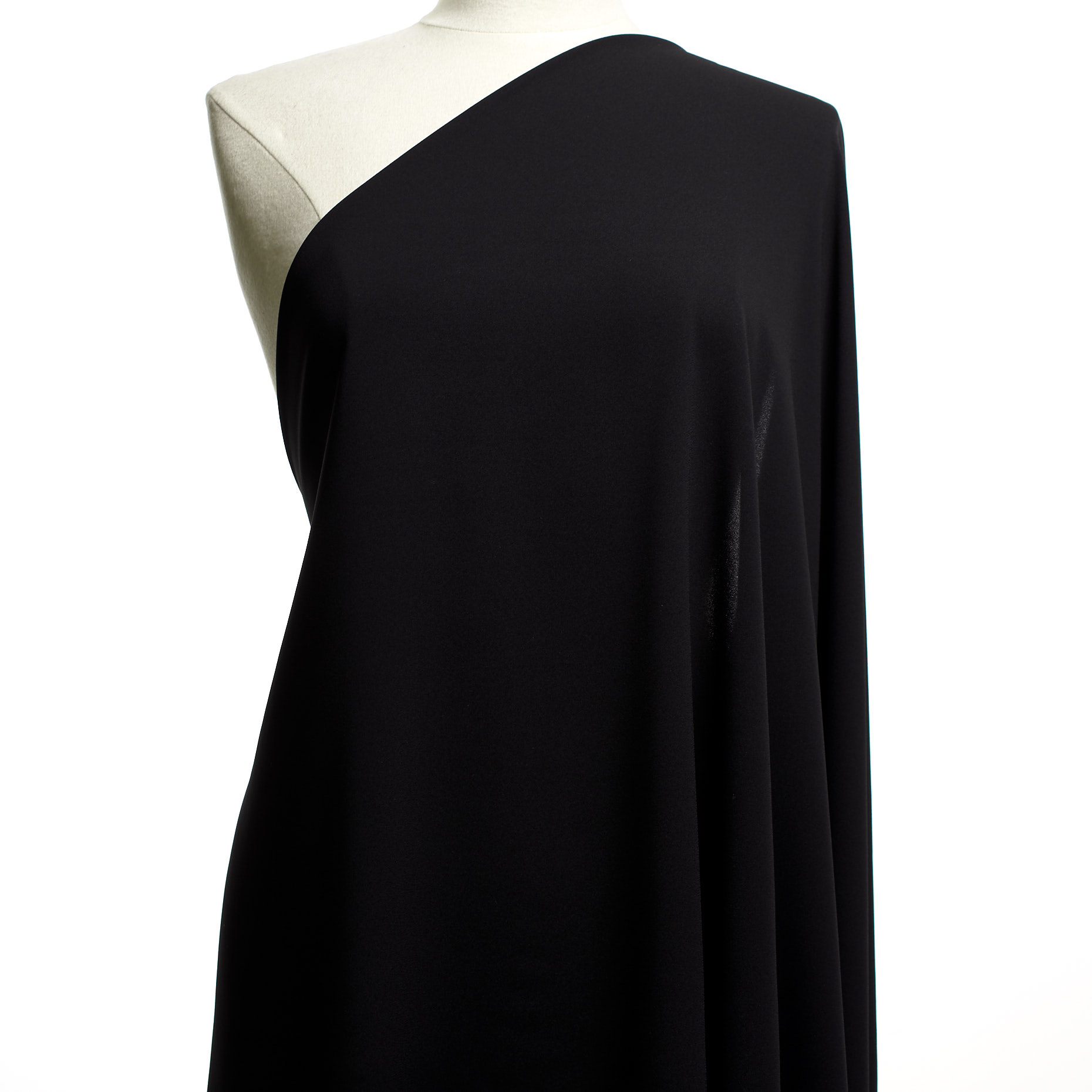 CRÊPE, ELASTIC, RAVEN BLACK (F000042281) - Mannequin