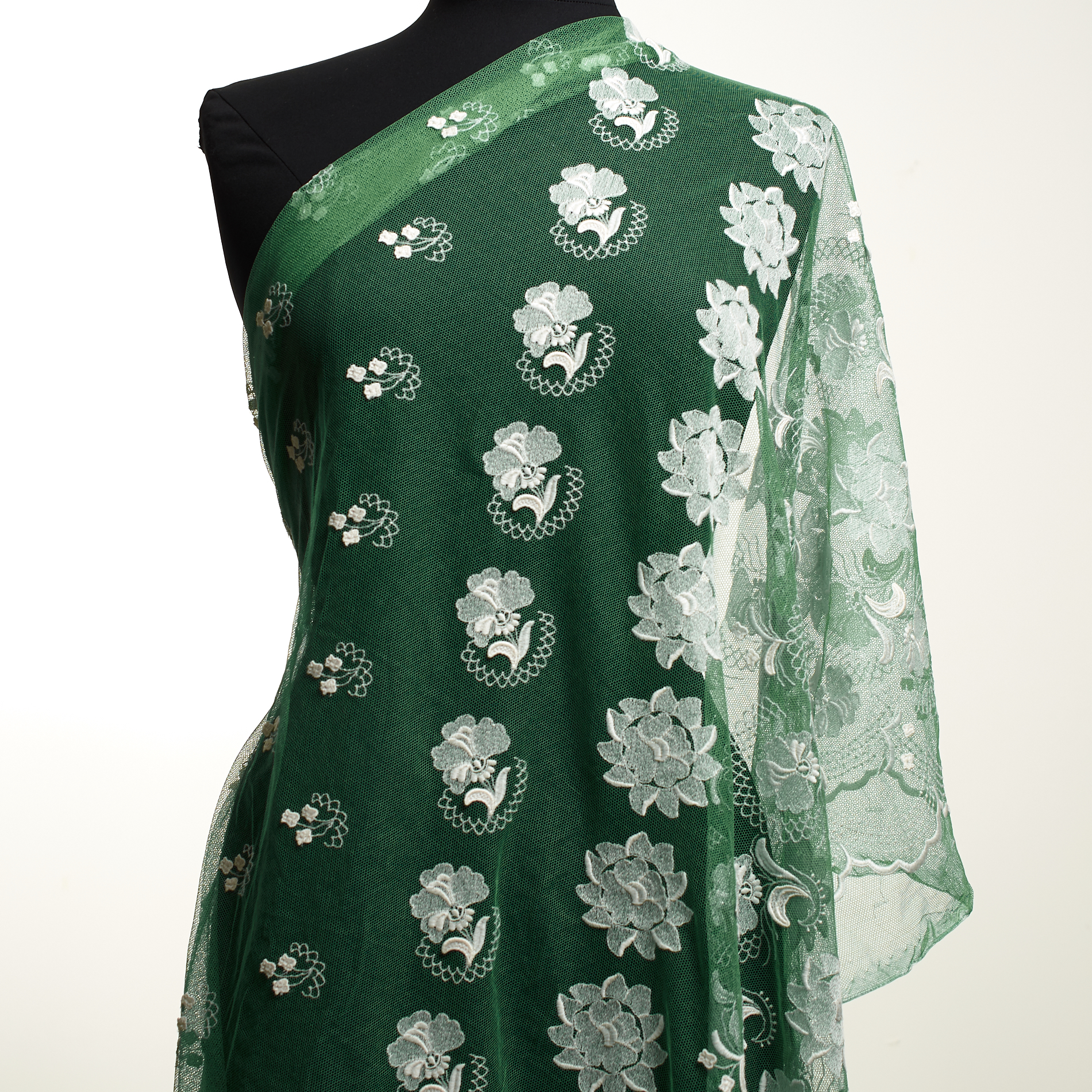 Algodón, Tul, Floreal, Snow White&Grasshopper (F000034413) - Maniquí