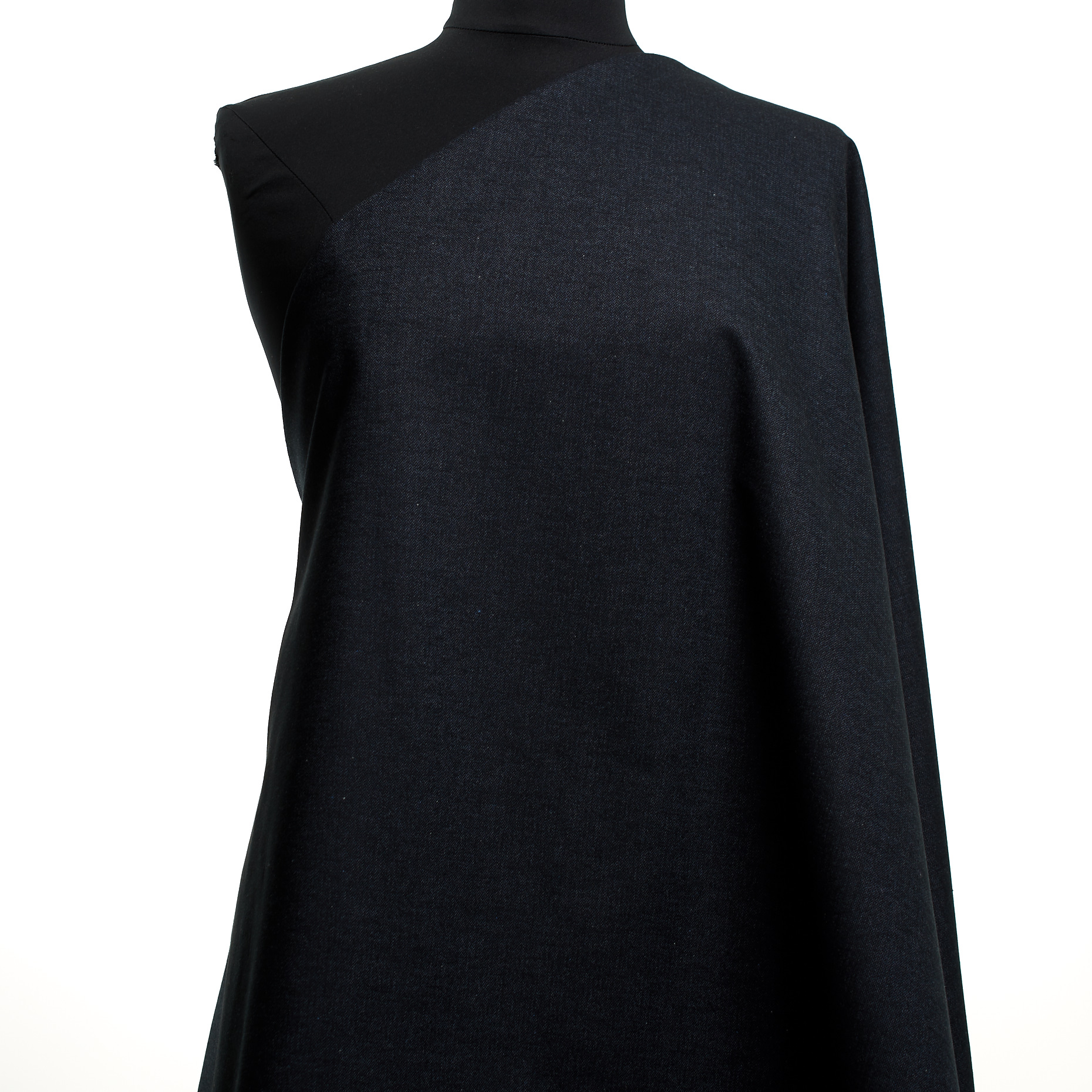 HERRINGBONE, COTTON, MELANGE, DARK NAVY (F000047907) - Mannequin