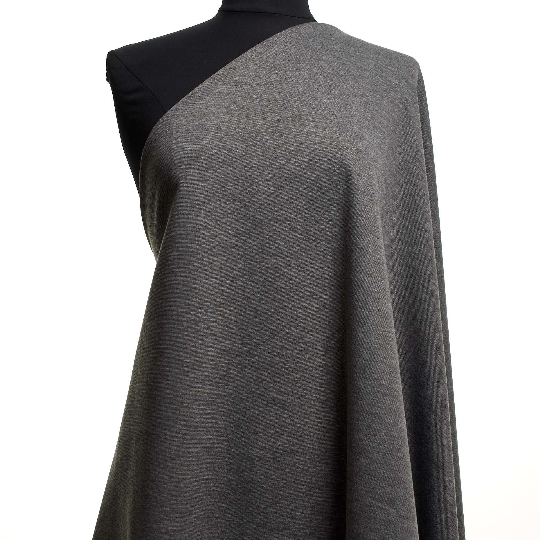 JERSEY, PUNTO MILANO, VISCOSE BLEND, IRON GATE (F000045025) - Mannequin