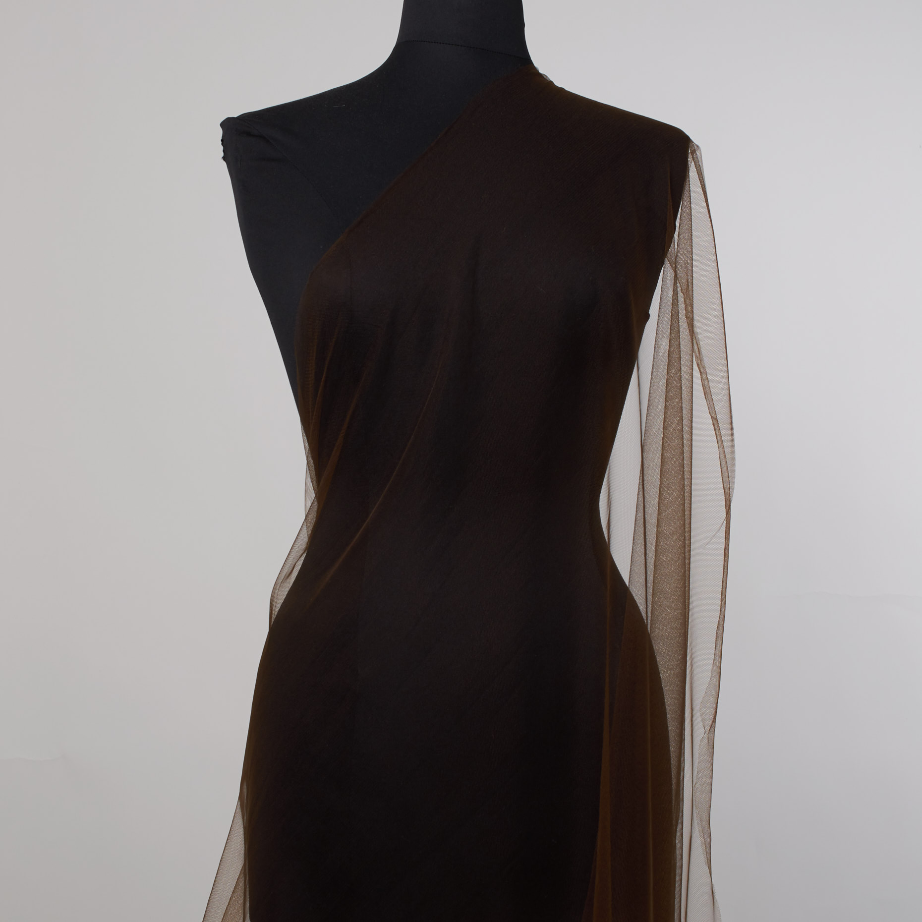 Тюль, Полиамид, Mahogany (F000024564) - Манекен