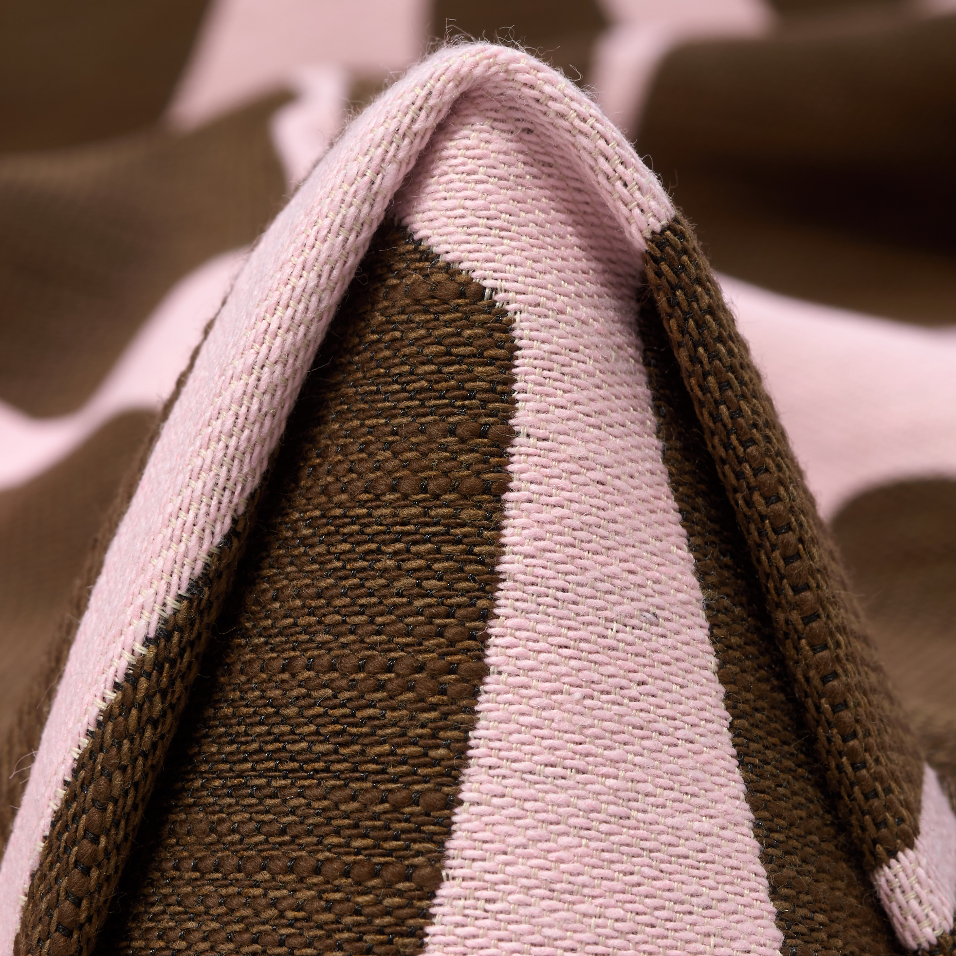 Jacquard, Baumwolle, Punkte, Blushing Bride&Cocoa Brown (P000004340)