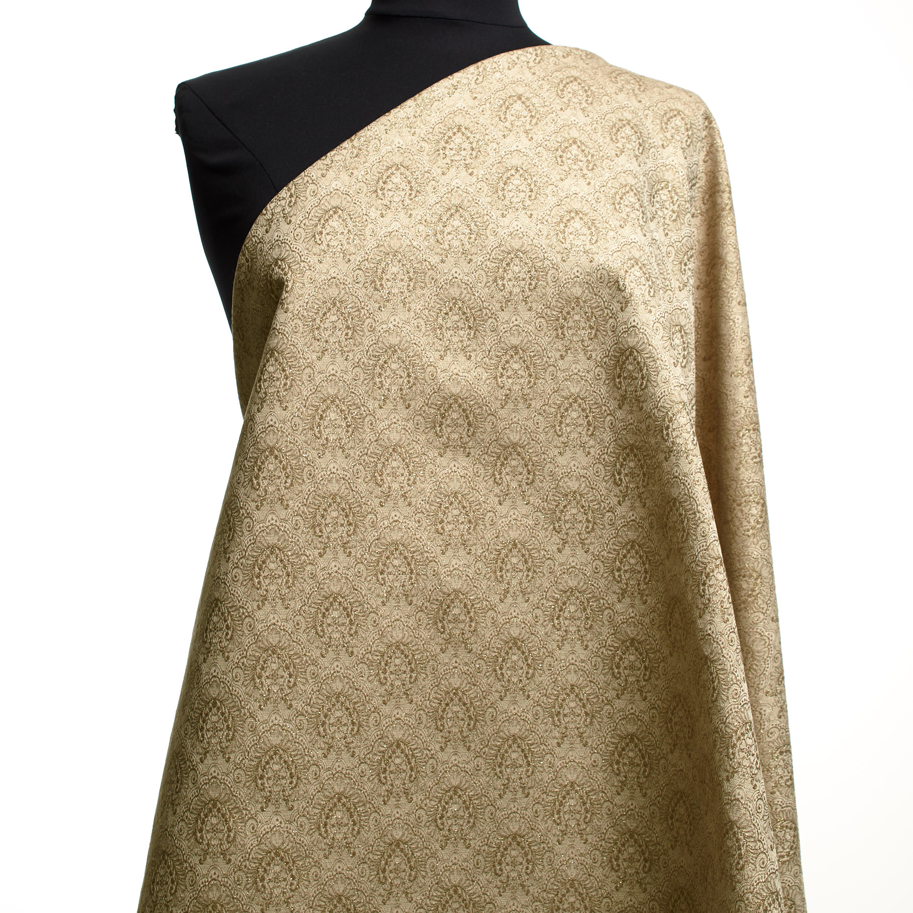 Jacquard, Algodón, Metallic, Gilded Beige (P000003550) - Maniquí