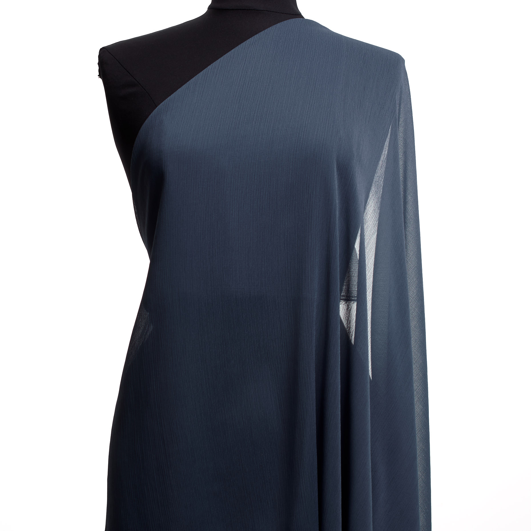 Szyfon, Krepa, Krepa, China Blue (F000043367) - Manekin