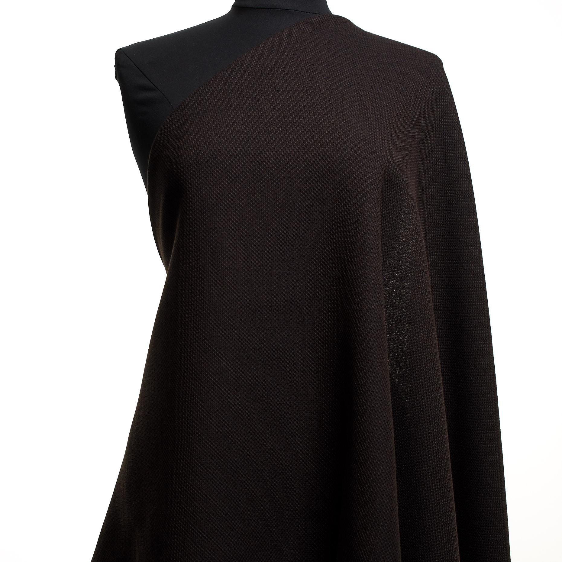 Wełna, Bawełna, Stretch, Seal Brown (F000045094) - Manekin