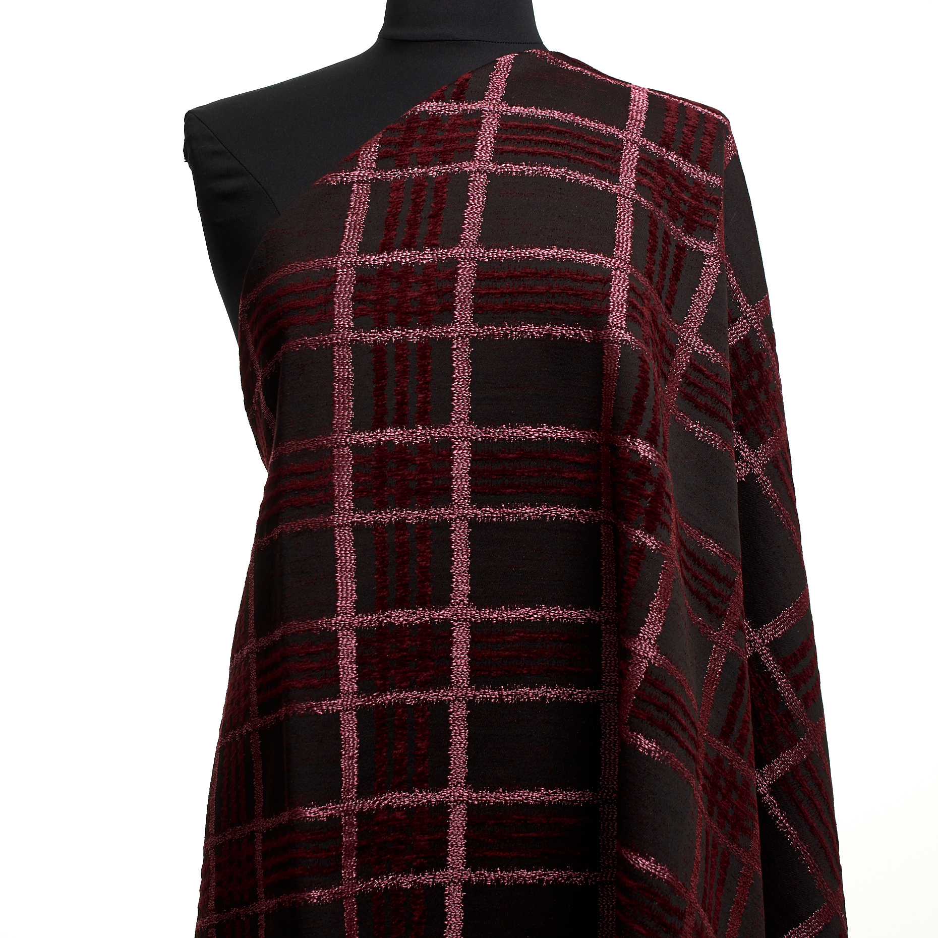 Jacquard, Cuadro, Blackened Pearl&Ruby Wine (P000004440) - Maniquí