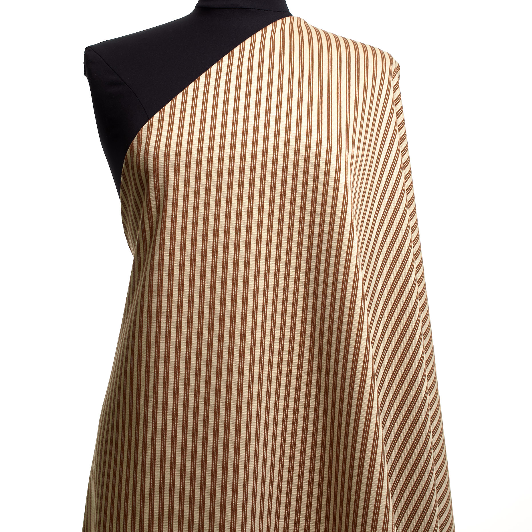 Jersey, Mieszanka wiskozy, Paski, Caramel (F000043111) - Manekin