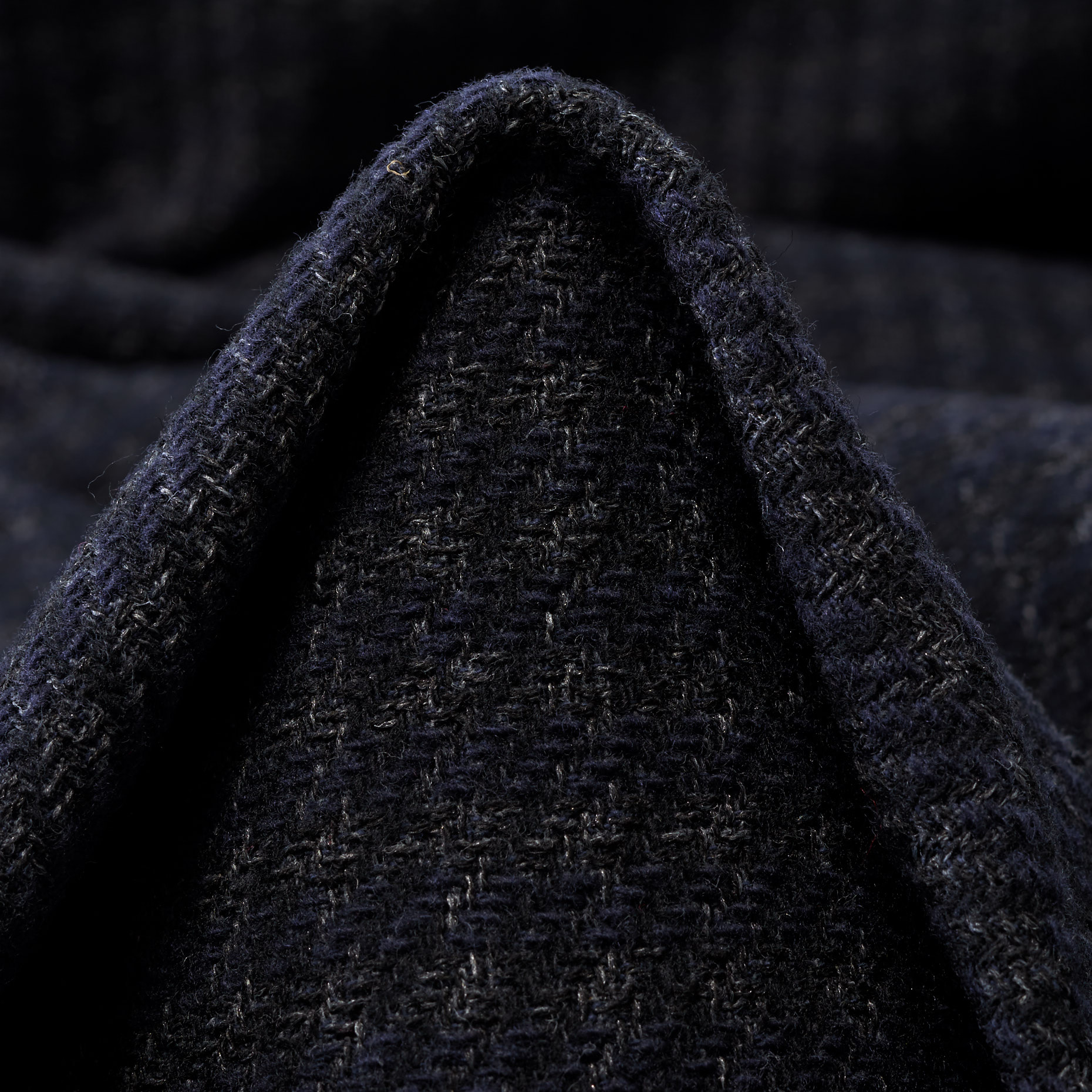 TWILL, COTTON BLEND, CHECK, INKWELL (F000044597)