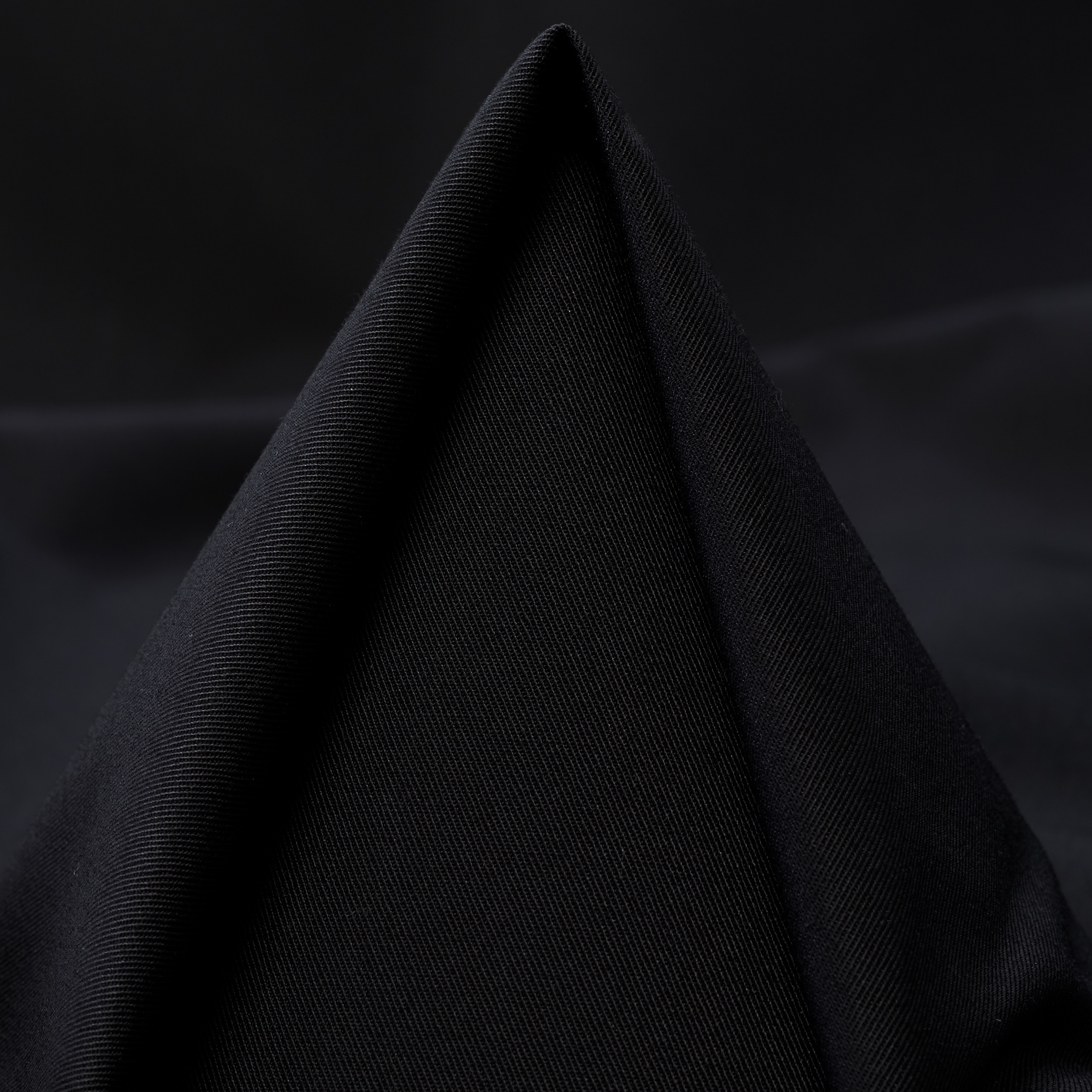 TWILL, COTTON, STIFF, JET BLACK (F000048955)