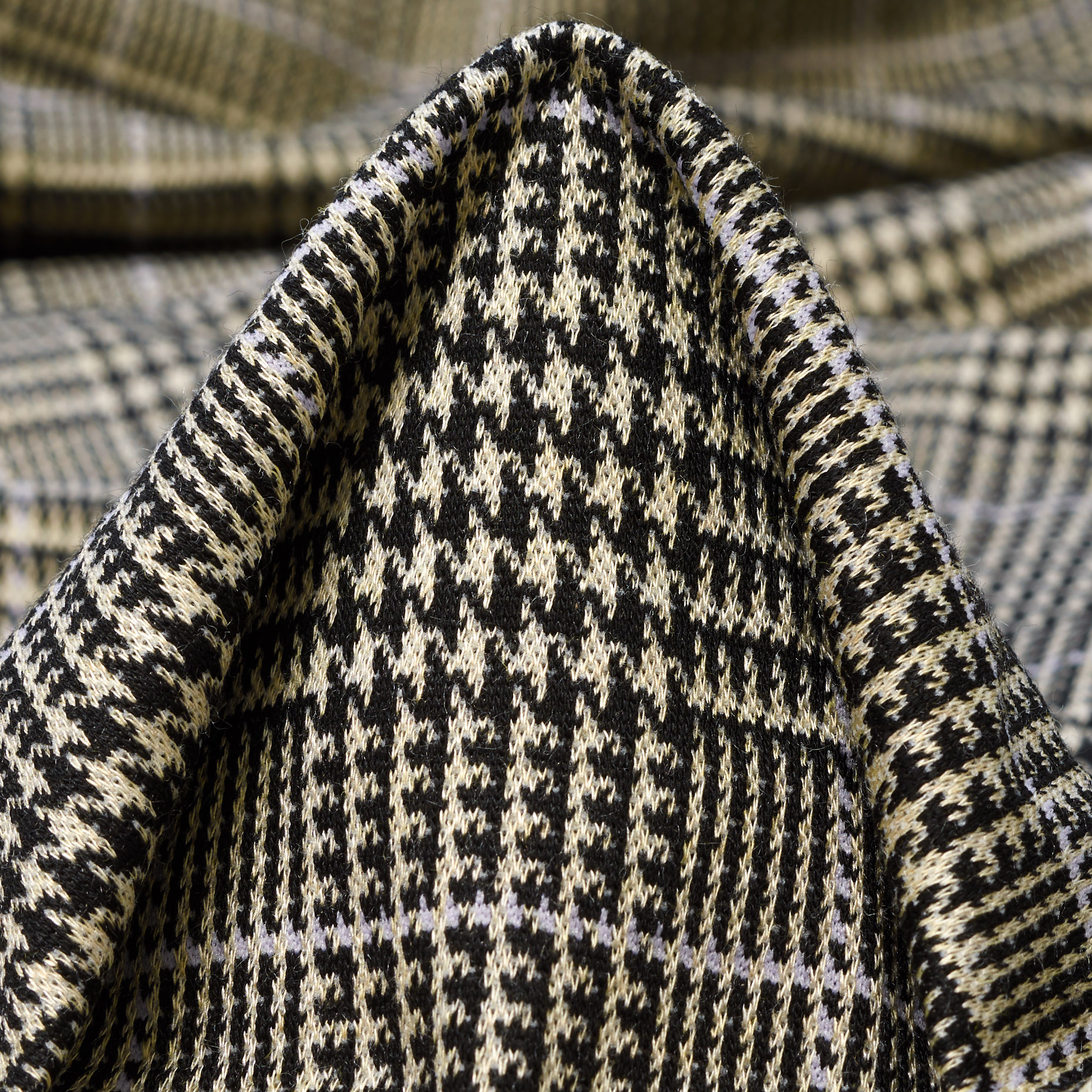 Jersey, Jacquard, Viscosa, Raven Black&Graige (F000041593)