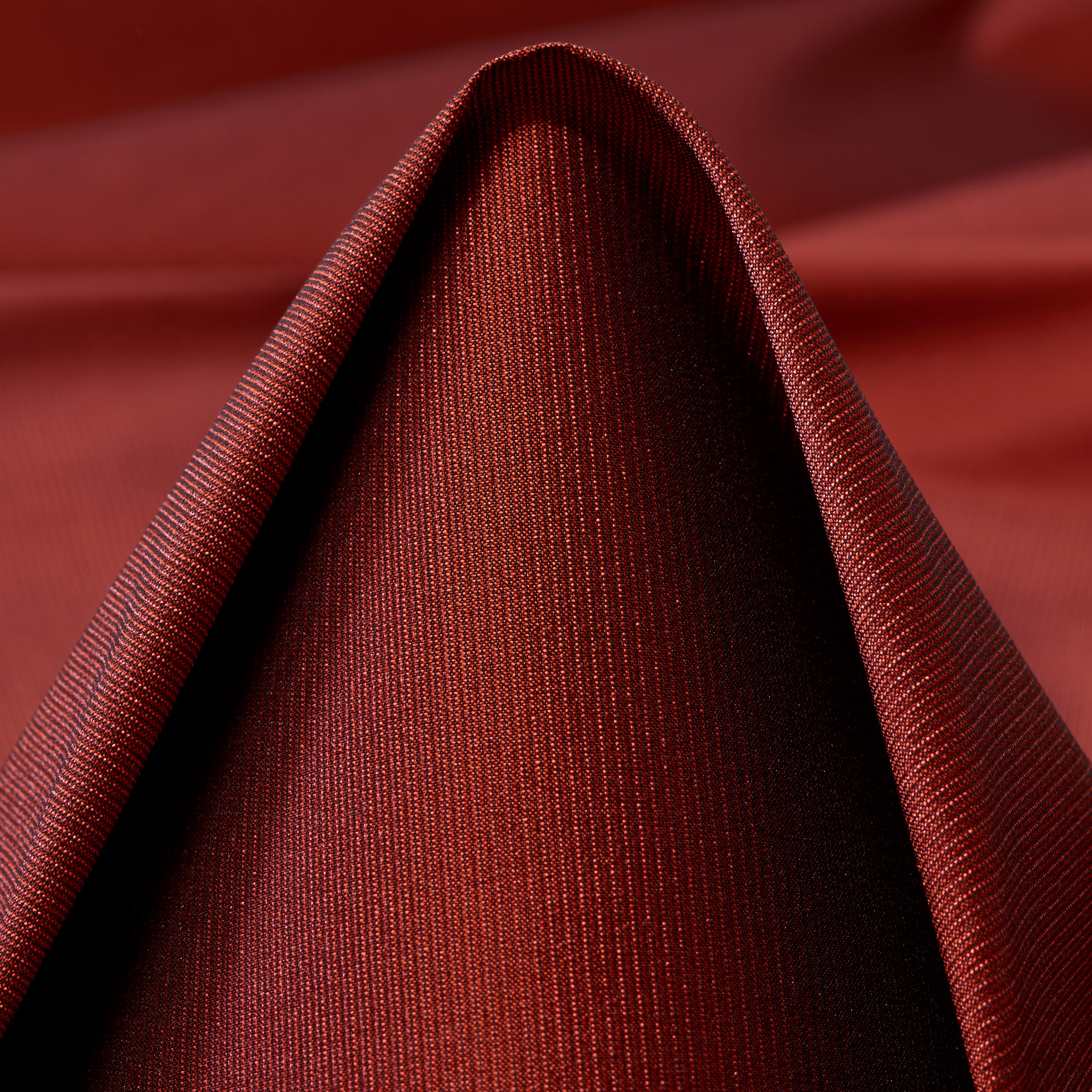 TAFFETA, SILK BLEND, SHIMMERING, BURNT BRICK (F000018574)