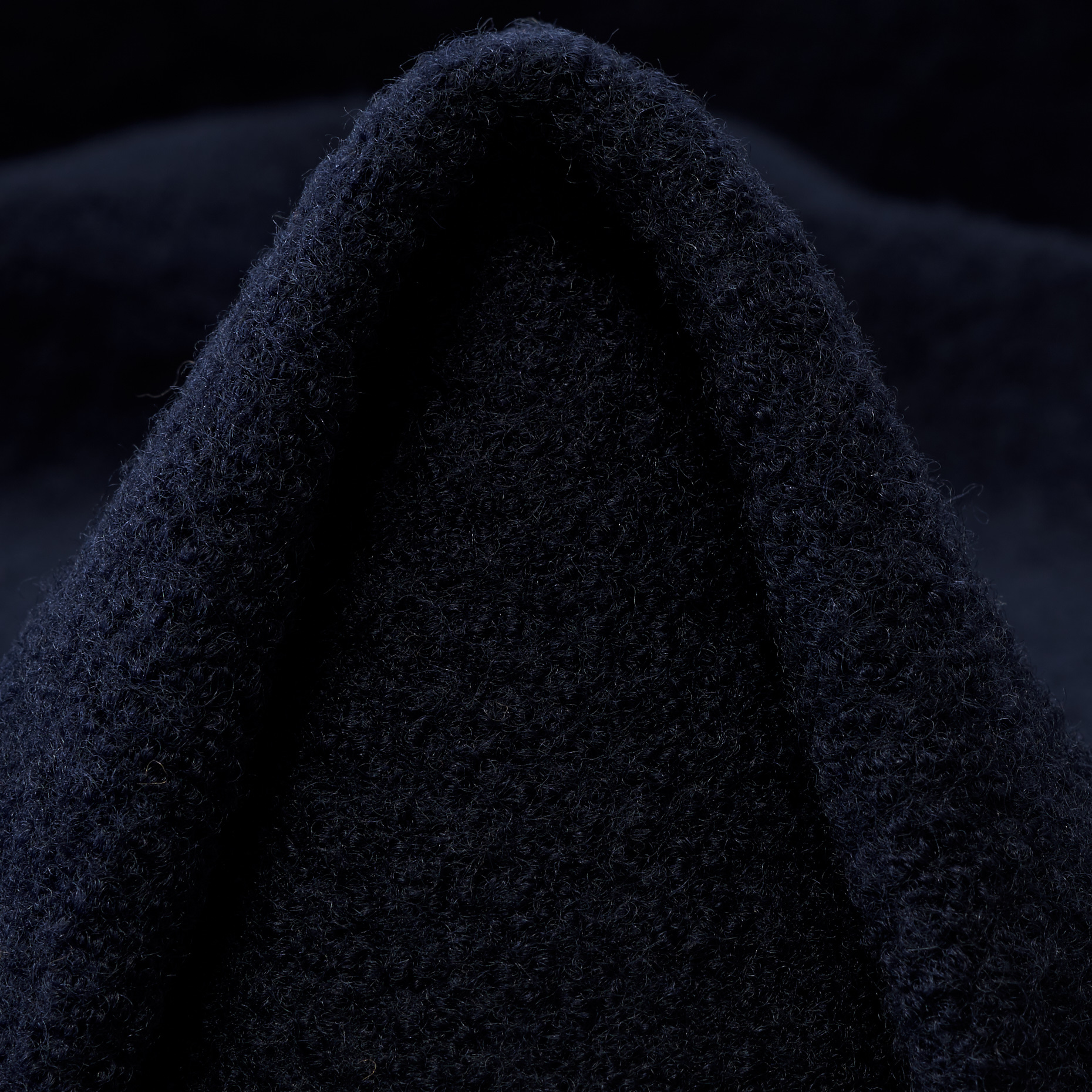 BOUCLÉ, BOILED WOOL, VIRGIN WOOL, PARISIAN NIGHT (F000049582)