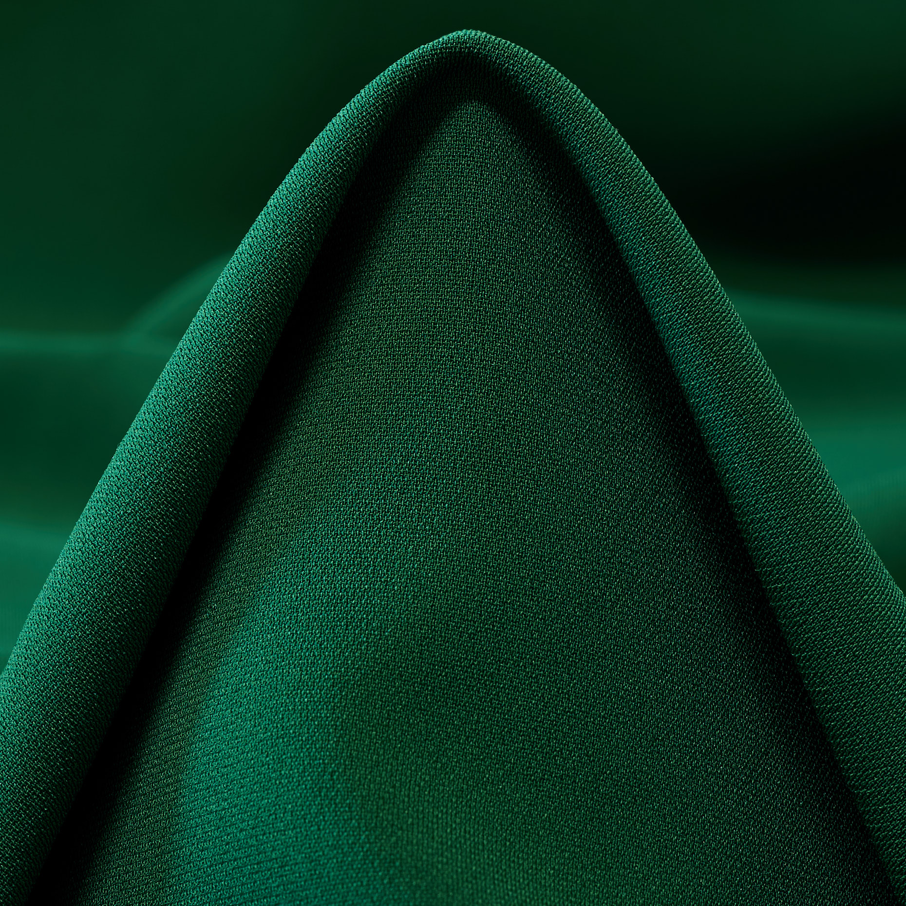 CRÊPE, TRIACETATE, SMARAGD (F000042622)