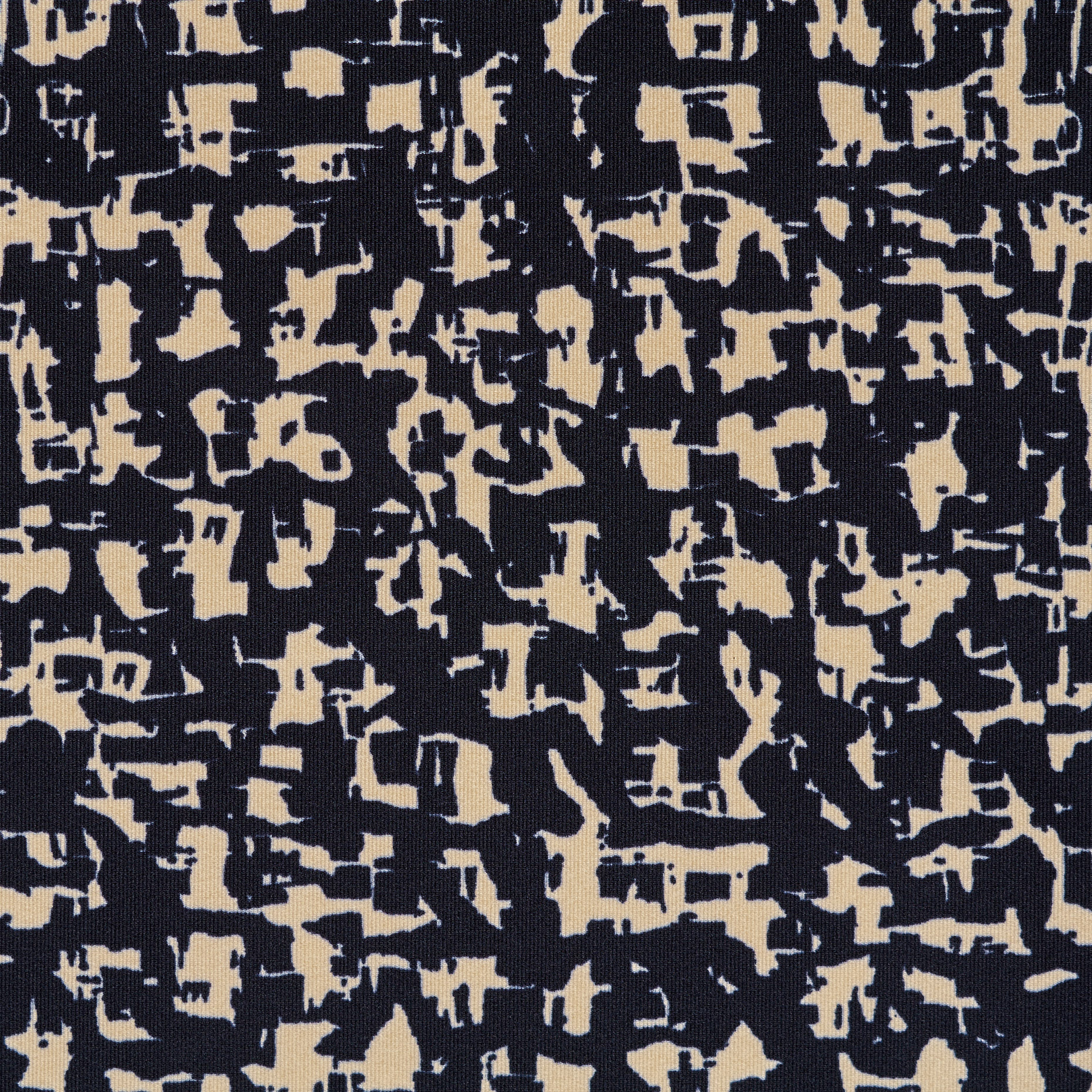 TECHNO JERSEY, POLYAMID, PRINTED, POLAR NIGHT&IVORY (F000042862) - Texture