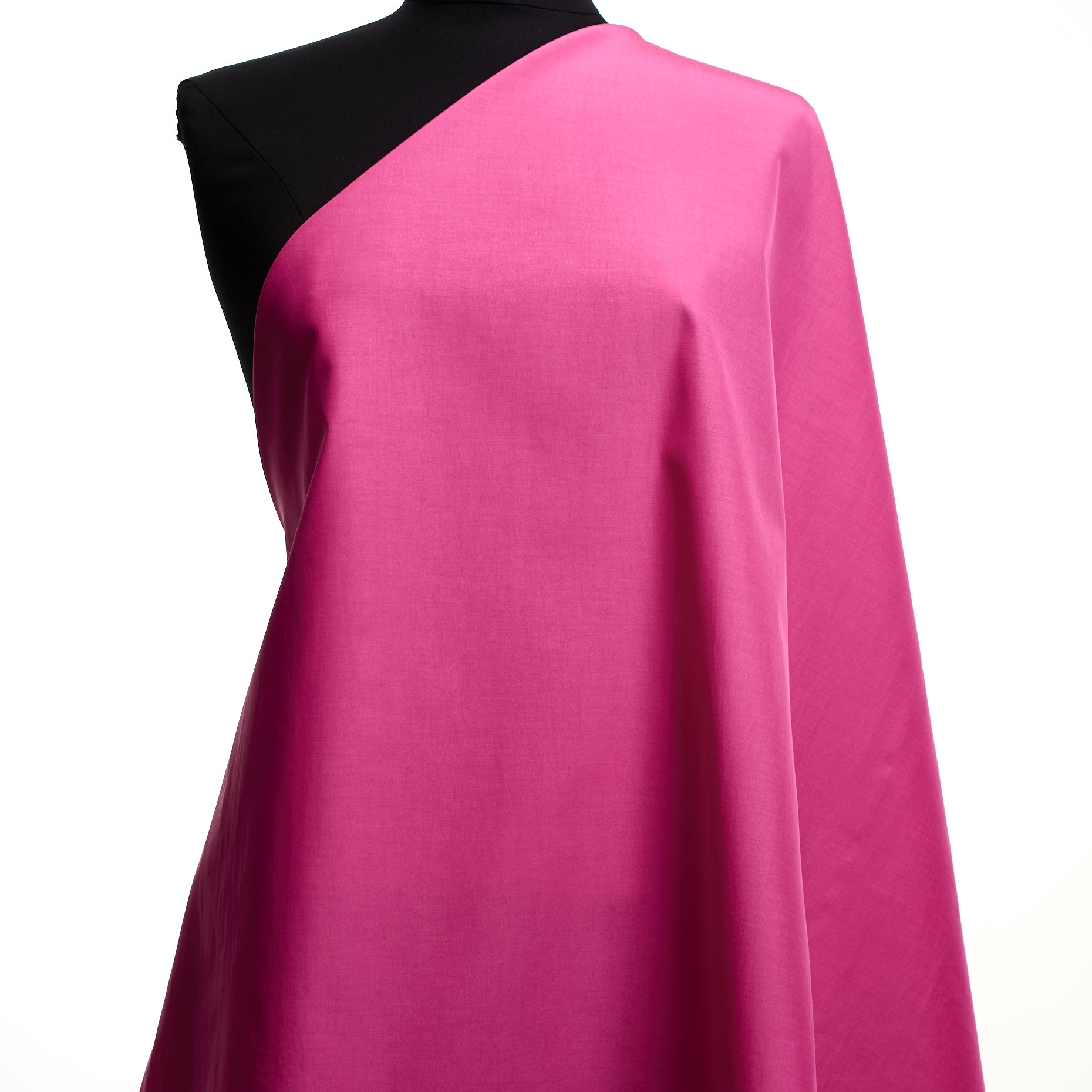 Popelina, Jedwab, Bawełna, Super Pink (T0000588) - Manekin