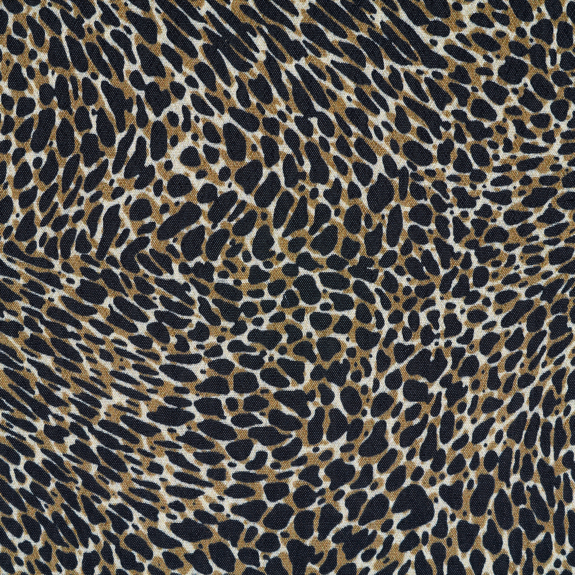 CRÊPE, VISCOSE, PRINTED, PRALINE&RAVEN BLACK (F000040240) - Texture