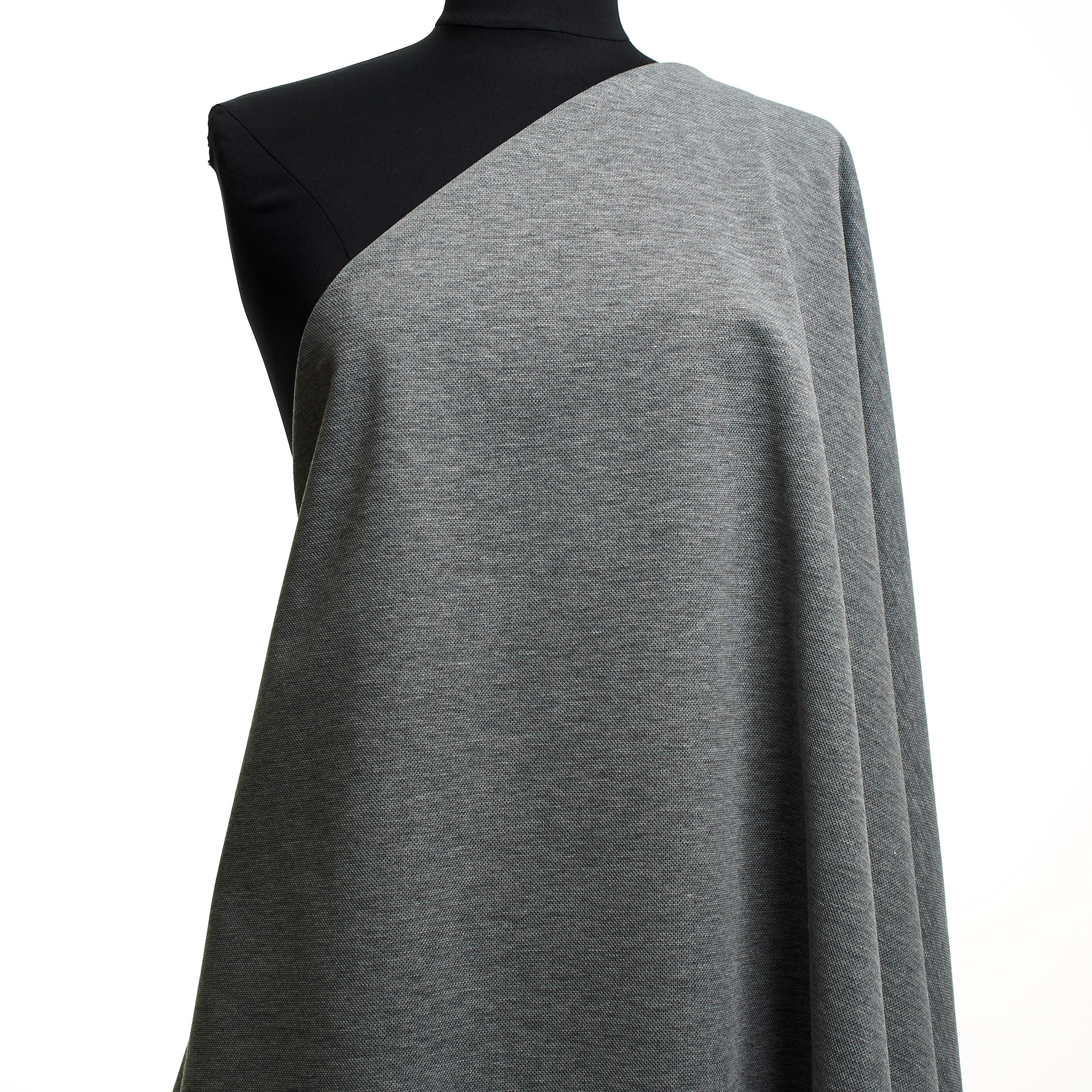 Jersey, Double, Mixte Viscose, Ghost Gray (F000045131) - Mannequin