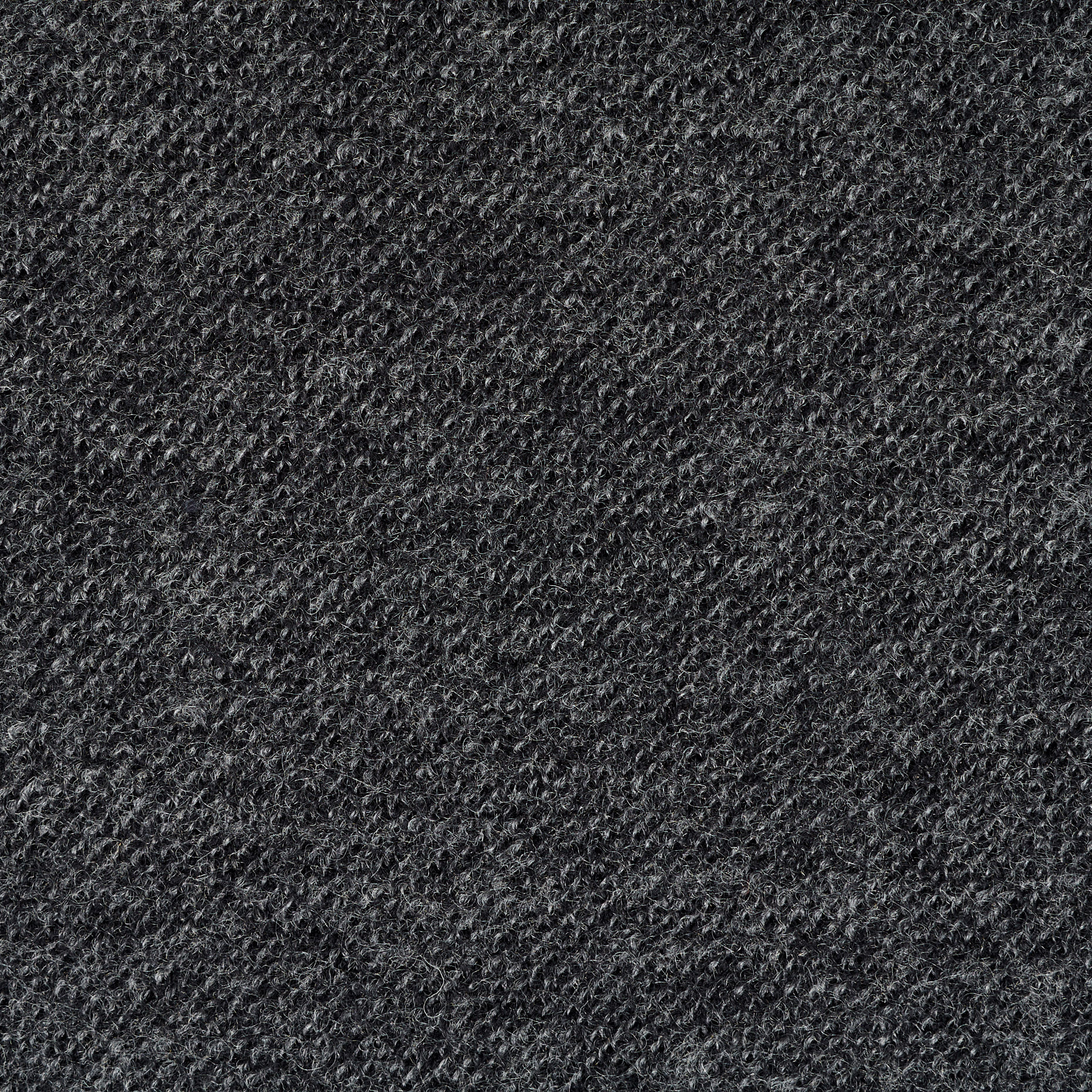 Трикотаж, Шерсть, Меланж, Black Sand (F000010259) - Ткань