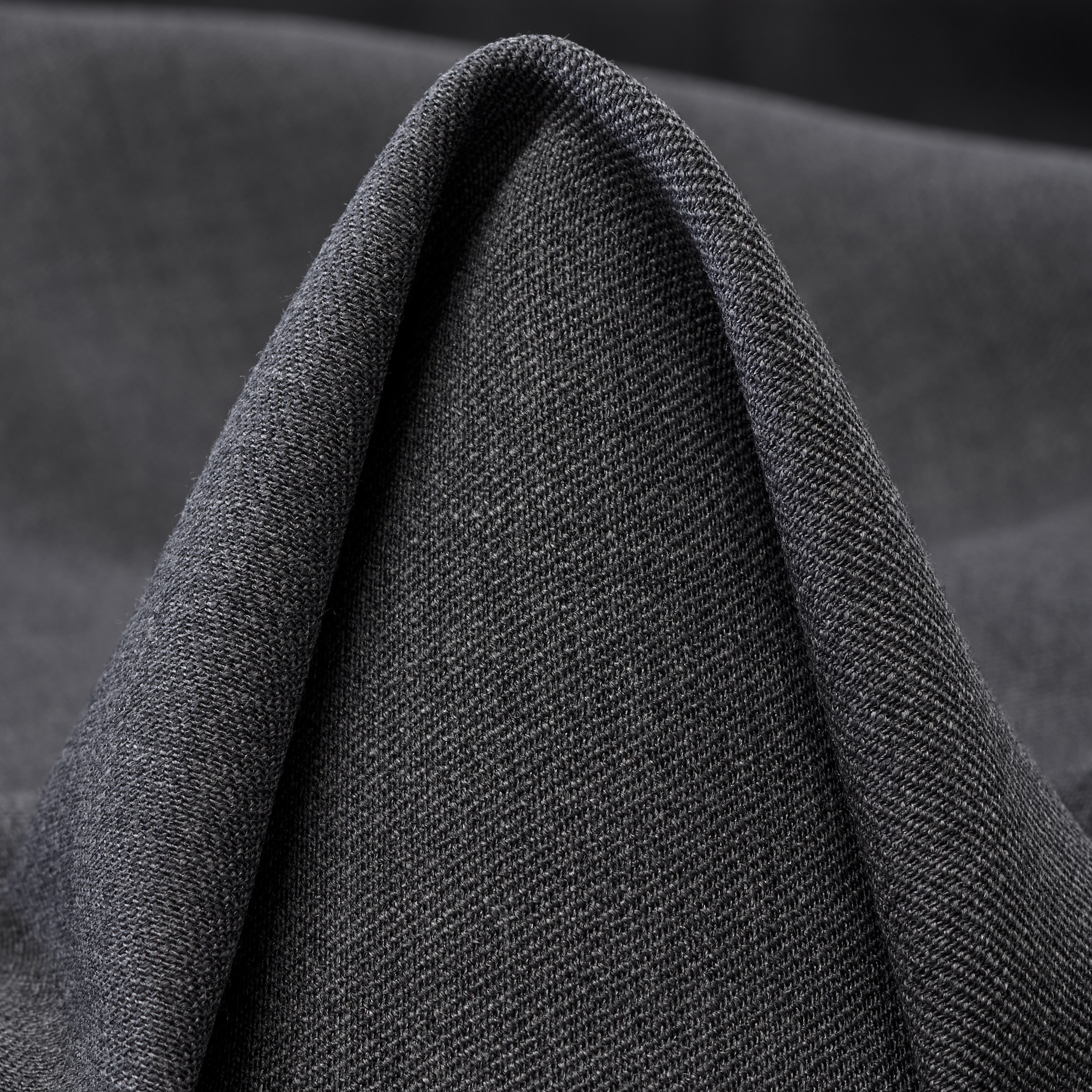 TWILL, VIRGIN WOOL, ELASTIC, BLACKENED PEARL (F000047827)