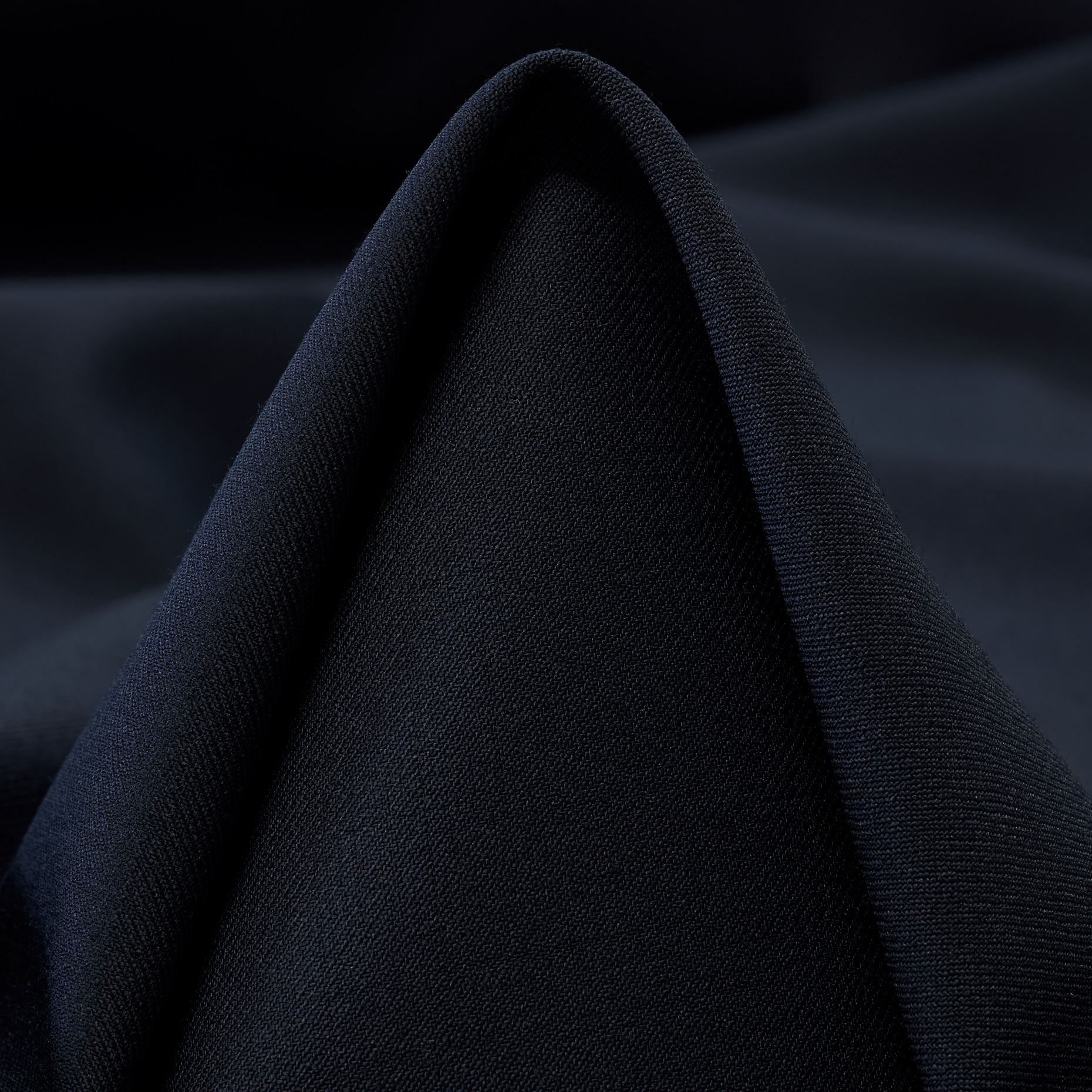 TWILL, WOOL, ELASTIC, PARISIAN NIGHT (F000047449)