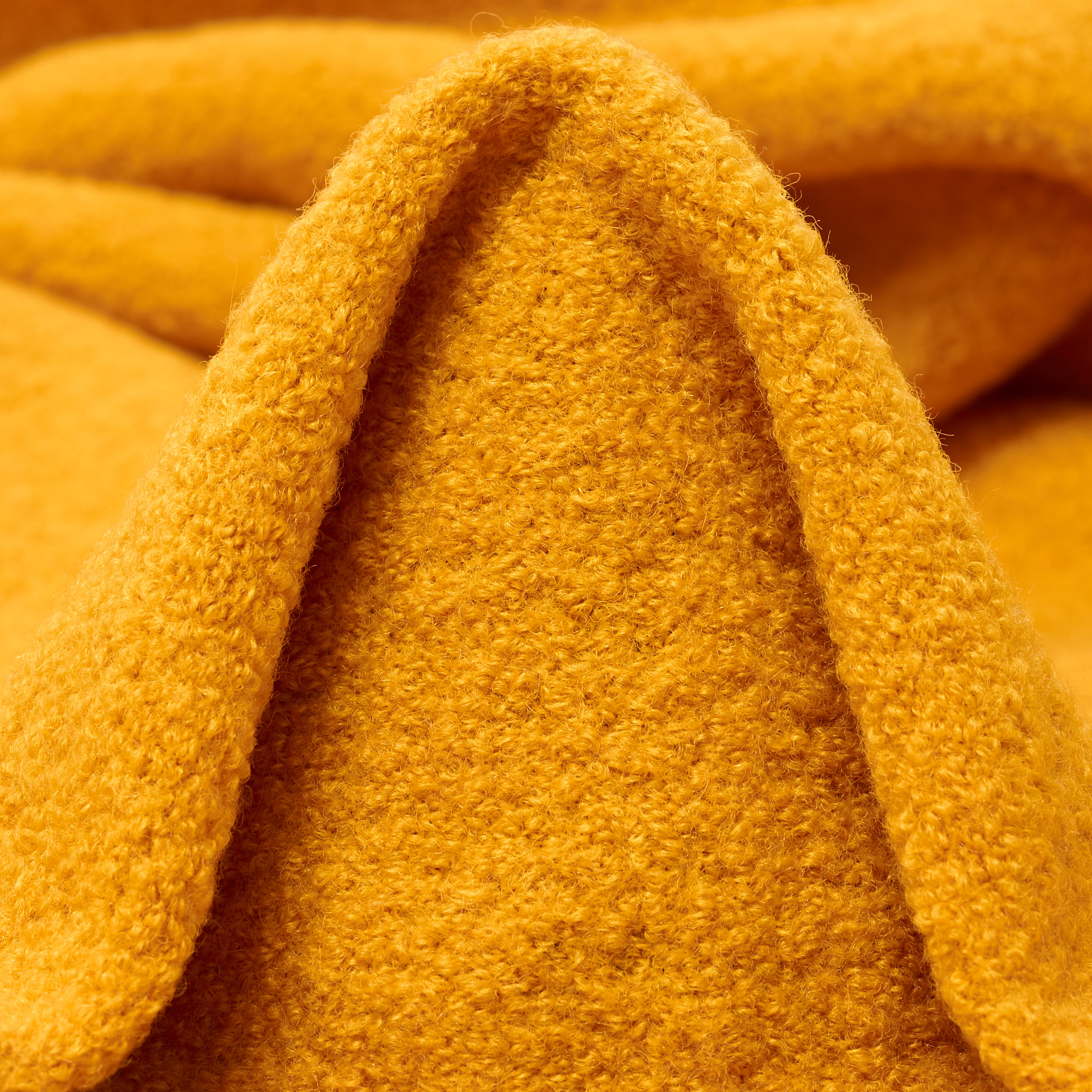 JERSEY, BOILED WOOL, BOUCLÉ, SUNFLOWER (F000040085)