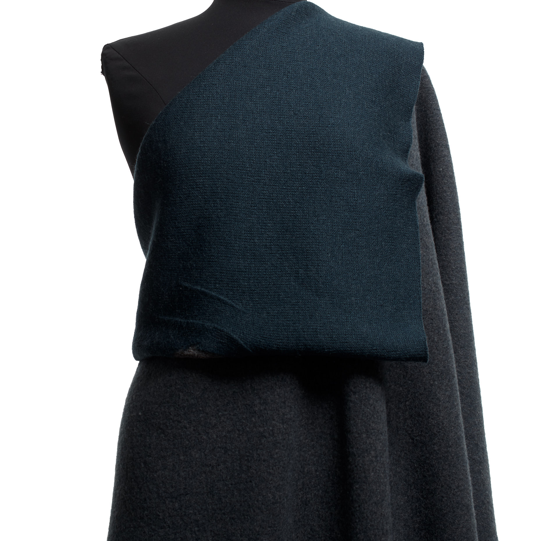 DOUBLE, JERSEY, MOHAIR, DUSTY INDIGO (F000036568) - Mannequin