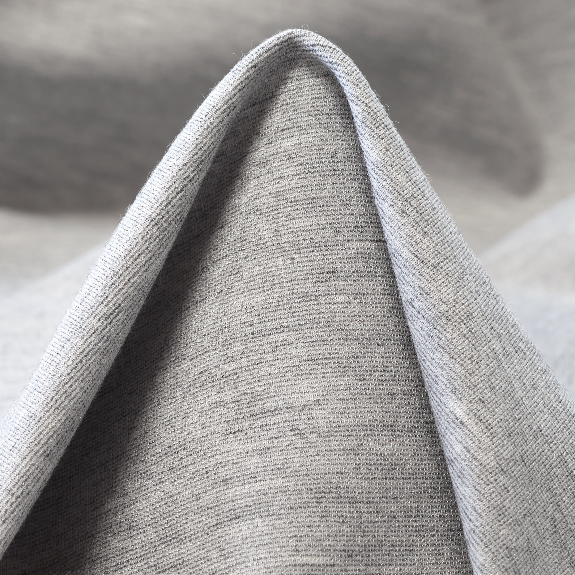 Трикотаж, Пунто Милано, Меланж, Chiseled Stone (F000034754)