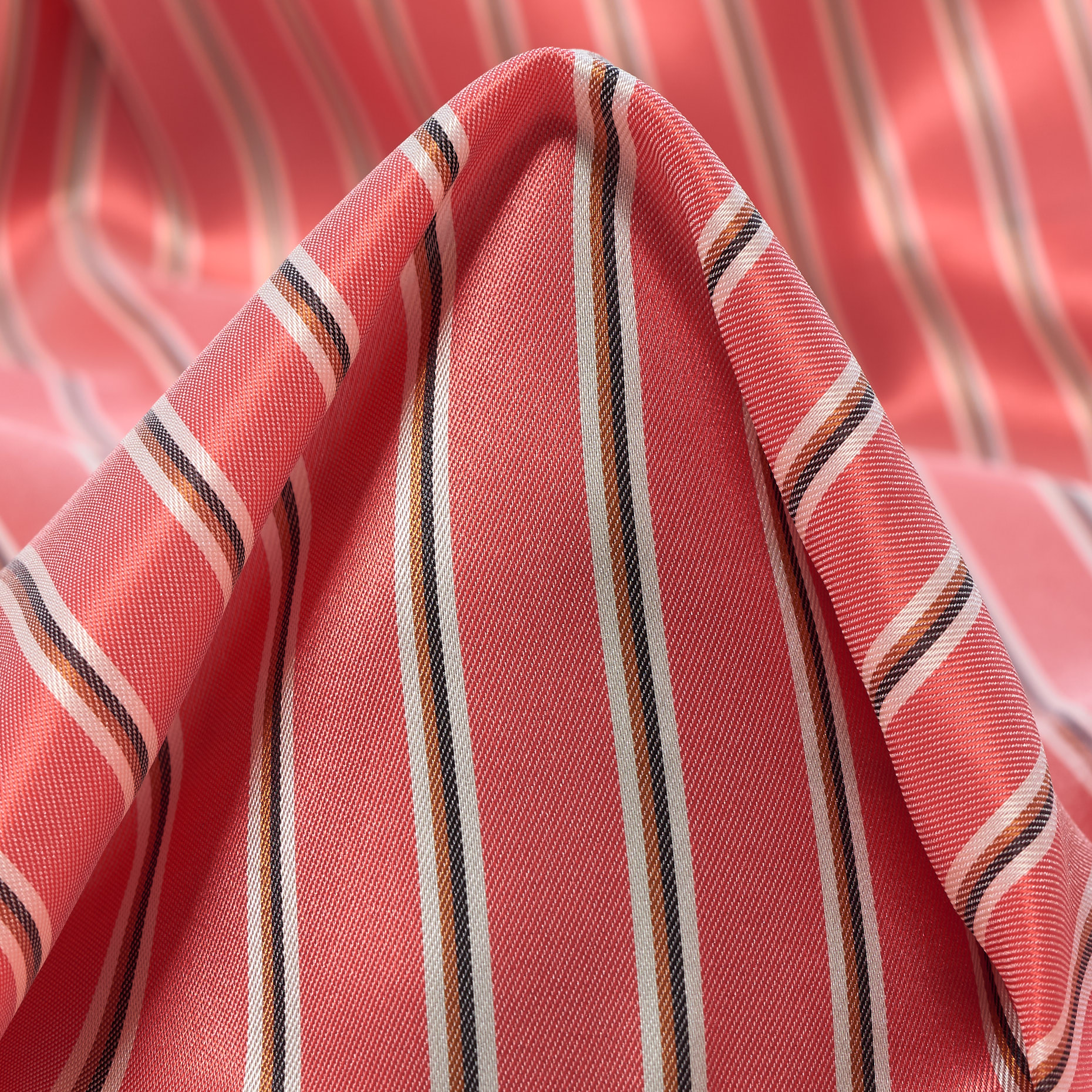 LINING, CUPRO, STRIPES, SHELL PINK (F000046728)