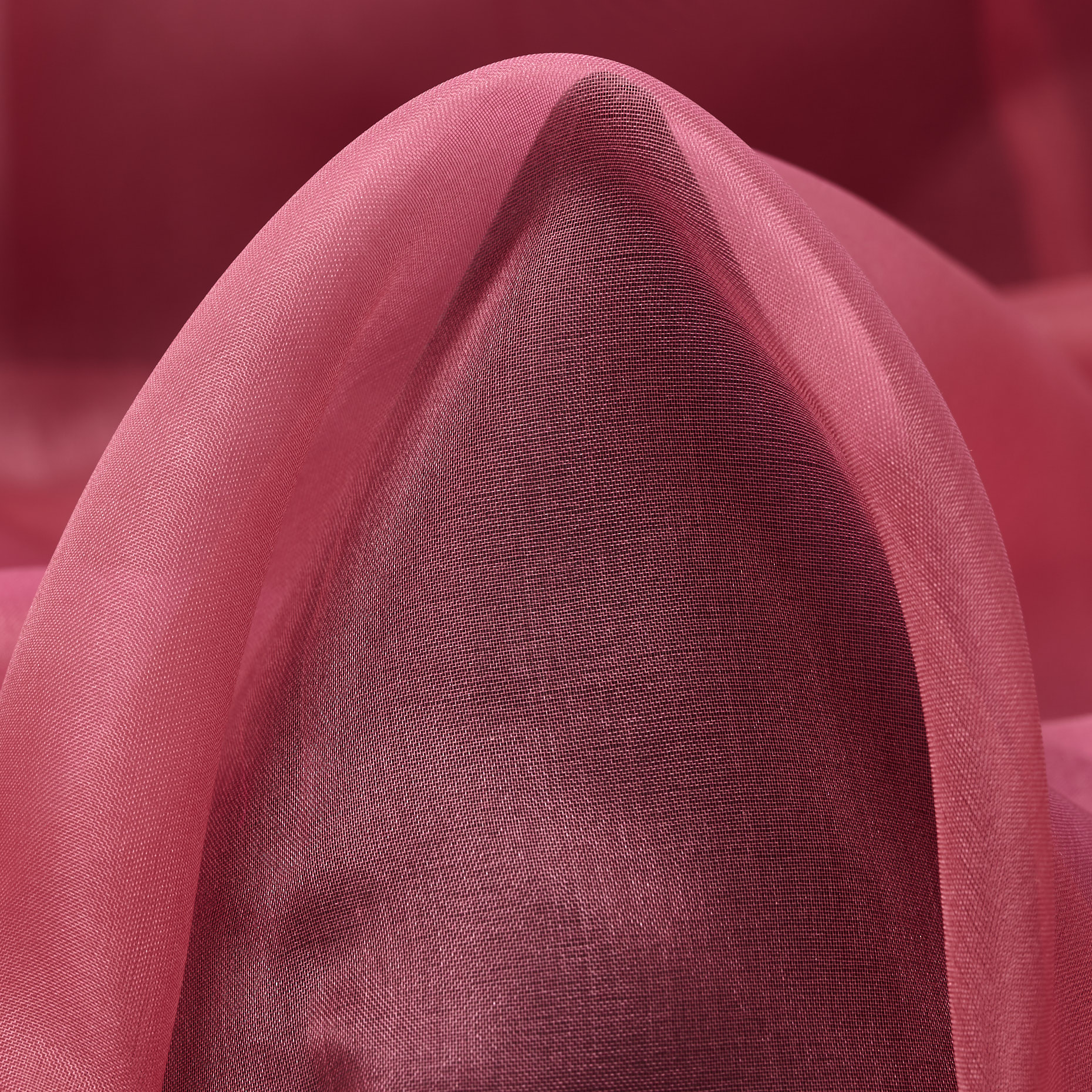 ORGANZA, SILK, FLORAL, STRAWBERRY ICE CREAM (F000043443)