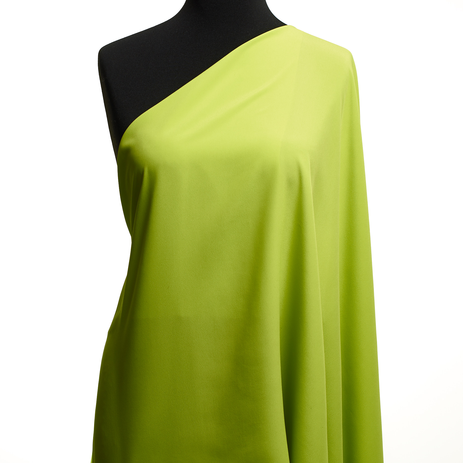 CRÊPE, ACETATE, SILK, ACID LIME (F000049247) - Mannequin