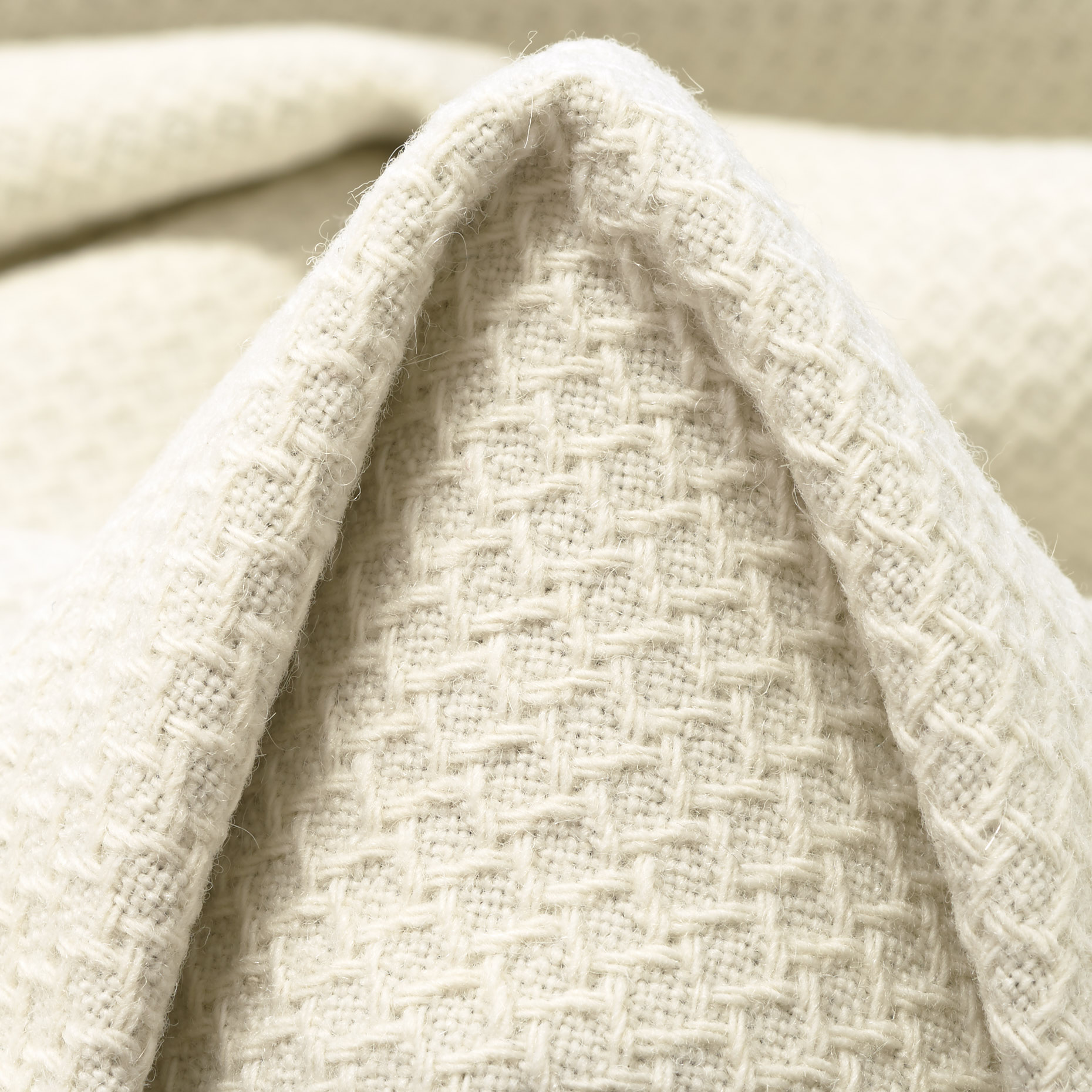 DOUBLE, VIRGIN WOOL, MICRO STRUCTURE, VANILLA ICE&RAVEN BLACK (F000036168)