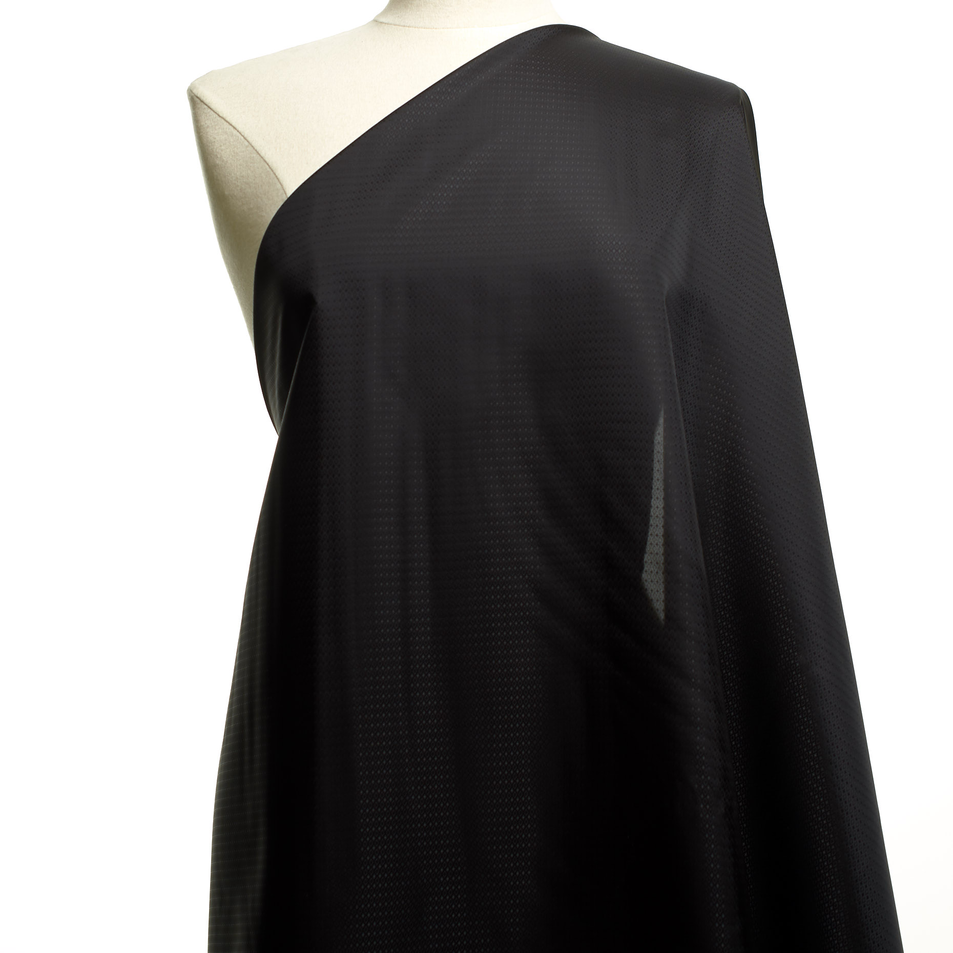 VISCOSE, LINING, MICRO DESIGN, BLACK CAVIAR (F000032882) - Mannequin